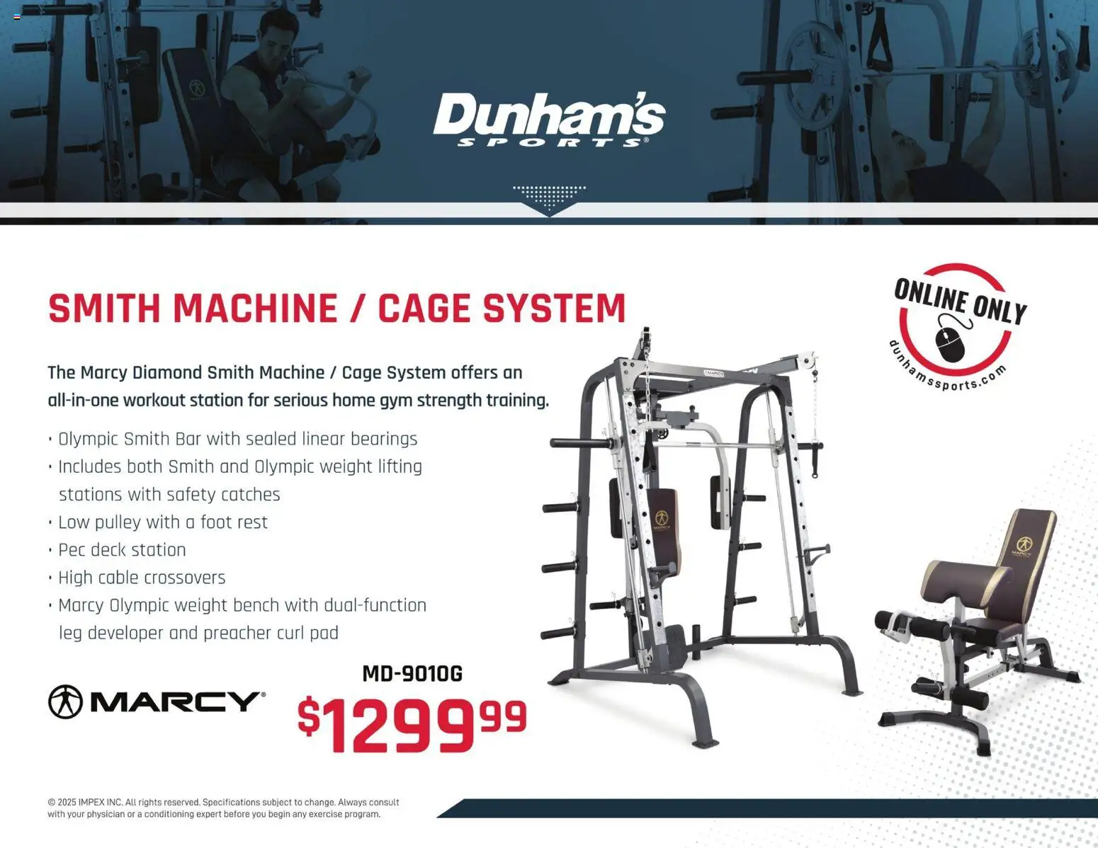 Dunham's Sports Marcy Weight Training Guide - valid from 20.11.2025 | Page: 31 | Products: Bearings, Cable, Weight