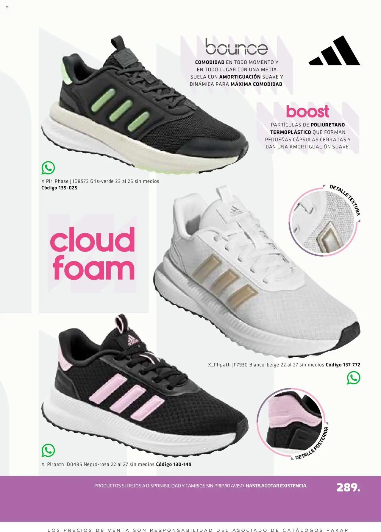 Nuevas ofertas de SC Pakar válidas en toda la República Mexicana desde el 29.08.2025. ¡Encuentra las mejores ofertas en SC Pakar - Catálogo Otoño Women! | Página: 289