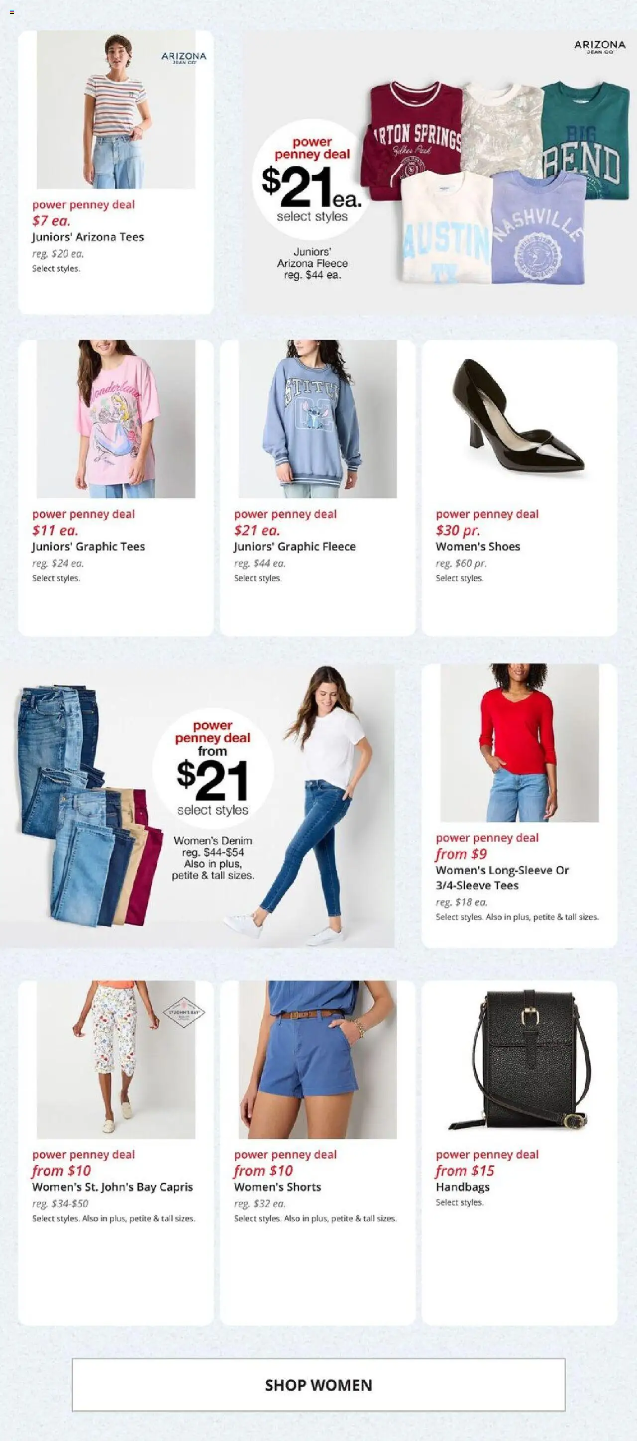 JCPenney Weekly Ad - valid from 14.08.2025 | Page: 3 | Products: Shorts