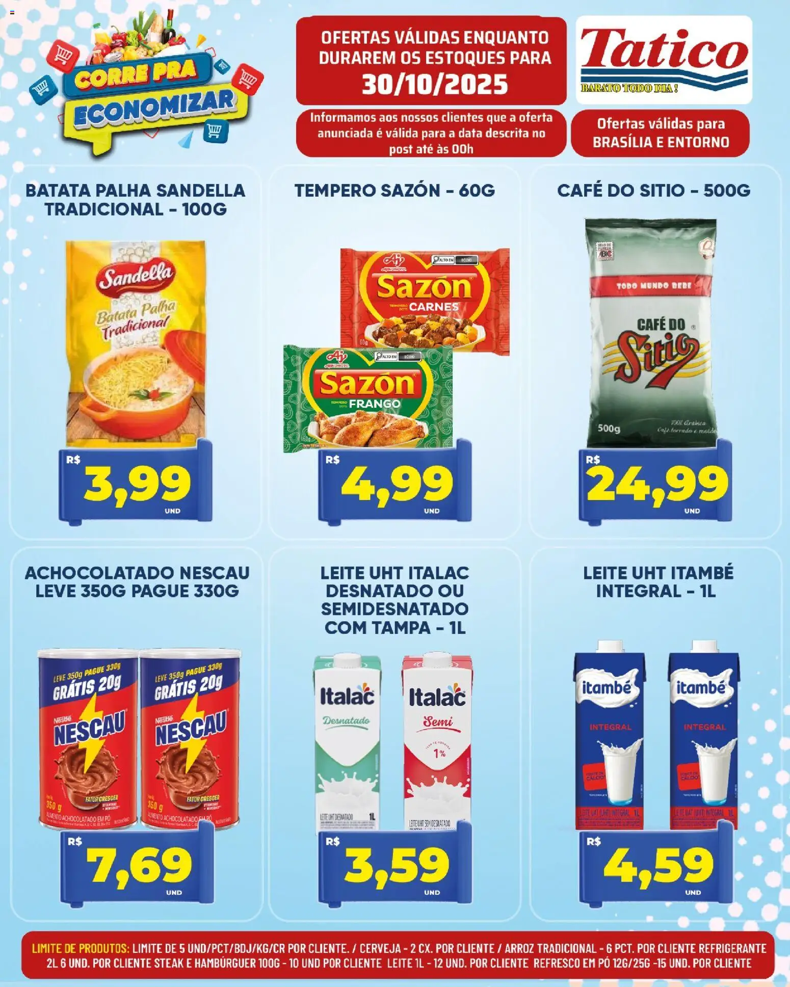 Tatico Folheto - válido de 31.10.2025 | Página: 27 | Produtos: Pó, Achocolatado, Cerveja, Hambúrguer