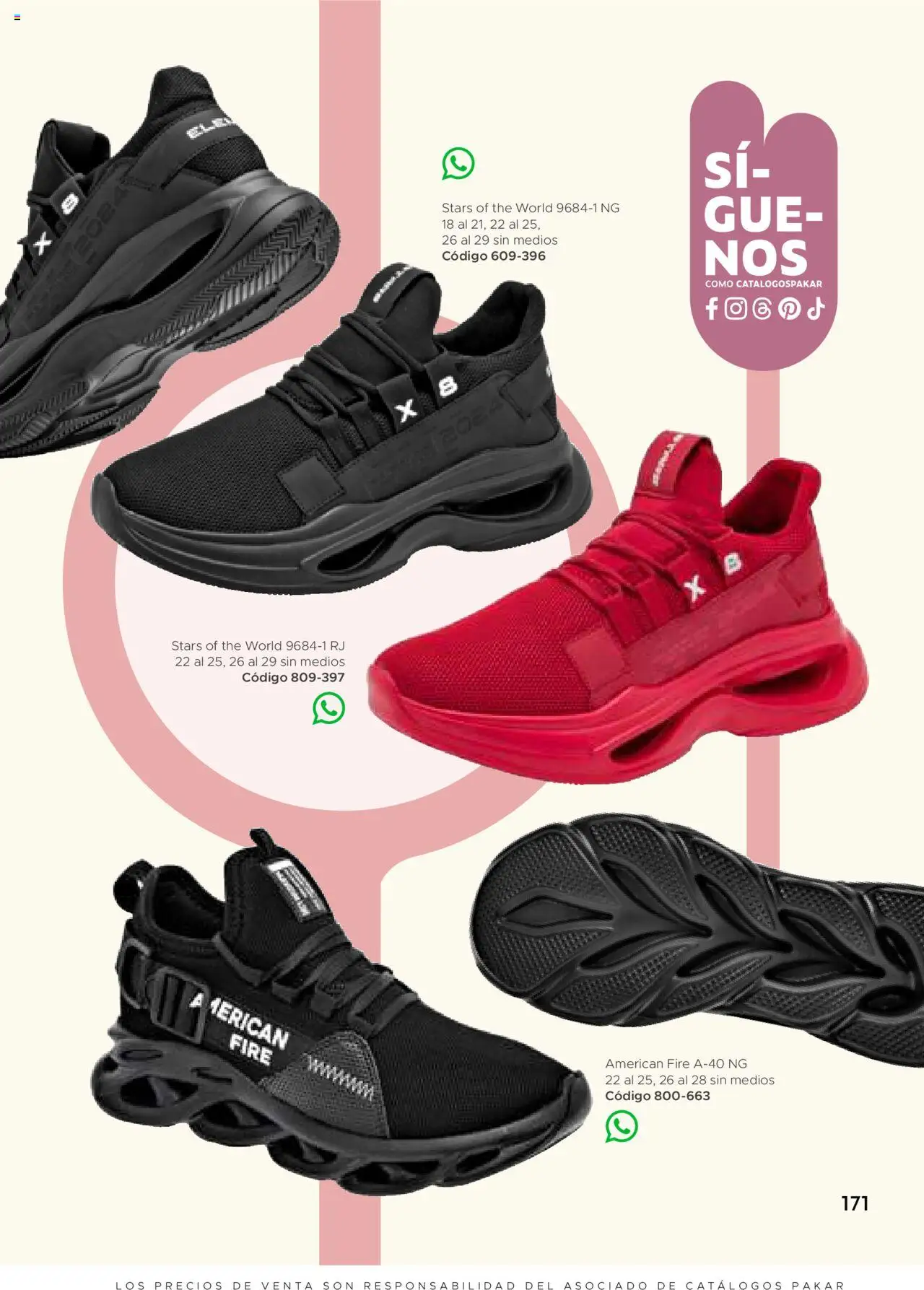 Nuevas ofertas de SC Pakar válidas en toda la República Mexicana desde el 24.07.2025. ¡Encuentra las mejores ofertas en SC Pakar - Catálogo Casual otoño / invierno! | Página: 171