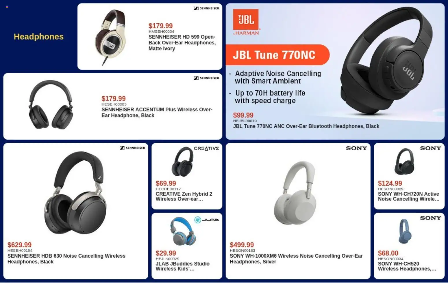 Canada Computers flyer valid from 20.03.2026 | Page: 15 | Products: Headphones, Battery