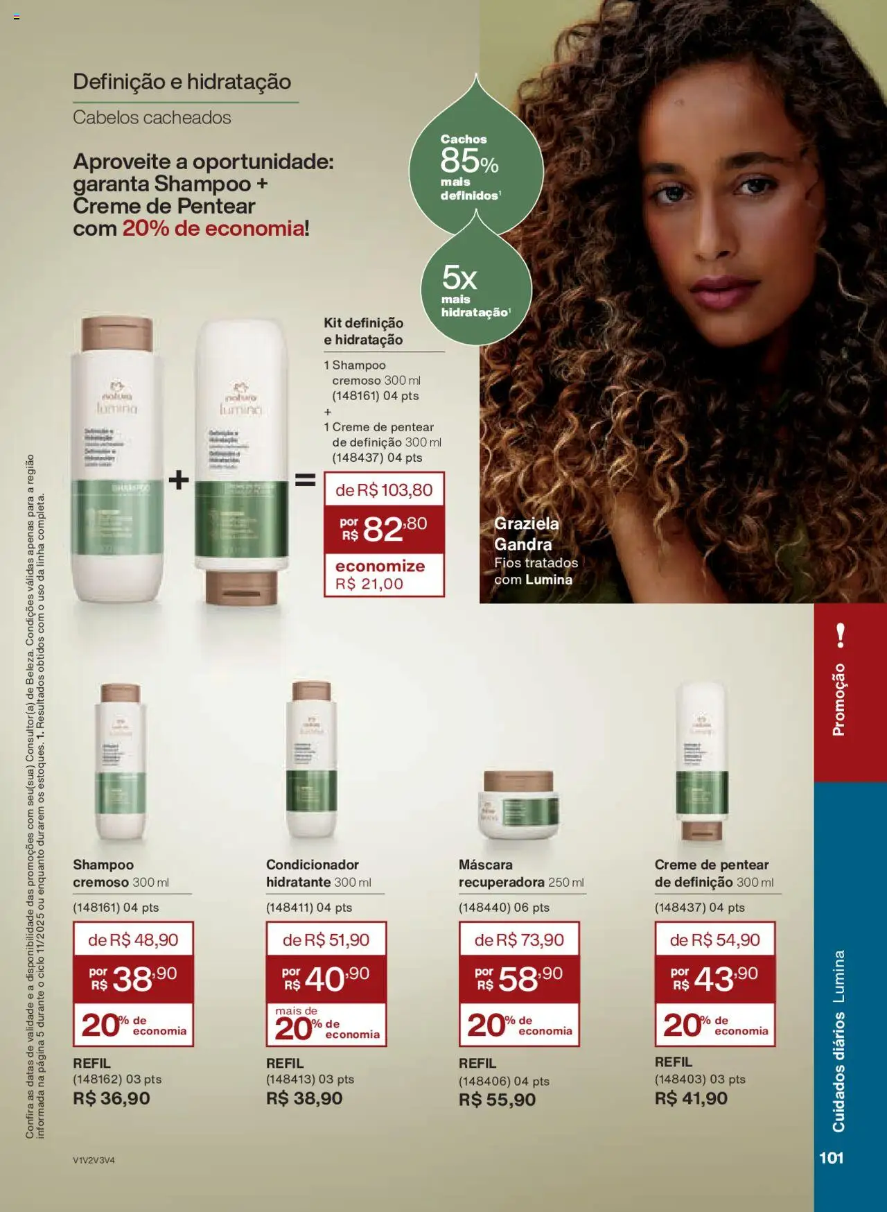 Natura Folheto - válido de 15.06.2025 | Página: 101 | Produtos: Shampoo, Condicionador, Creme