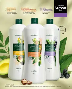 Ésika catálogo -  Vista previa de la revista de la tienda Ésika valido desde el 13.03.2026 | Página: 121 | Productos: Aguacate, Shampoo, Acondicionador, Oliva
