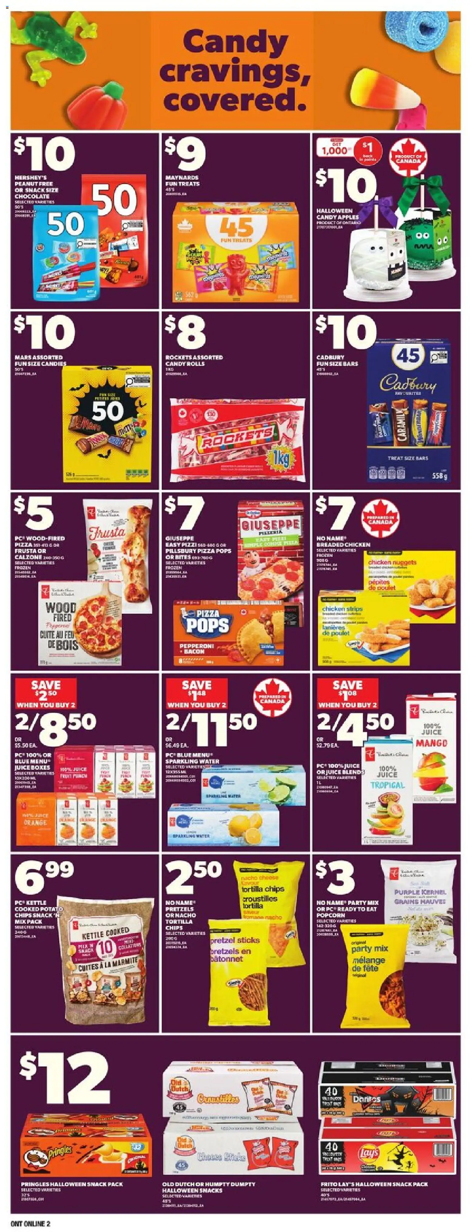 Independent Grocer flyer valid from 23.10.2025 | Page: 9 | Products: Candies, Kettle, Chocolate, Chicken