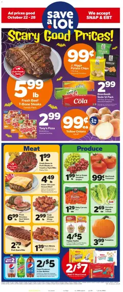 Preview of Save a Lot weekly ads valid from 22.10.2025