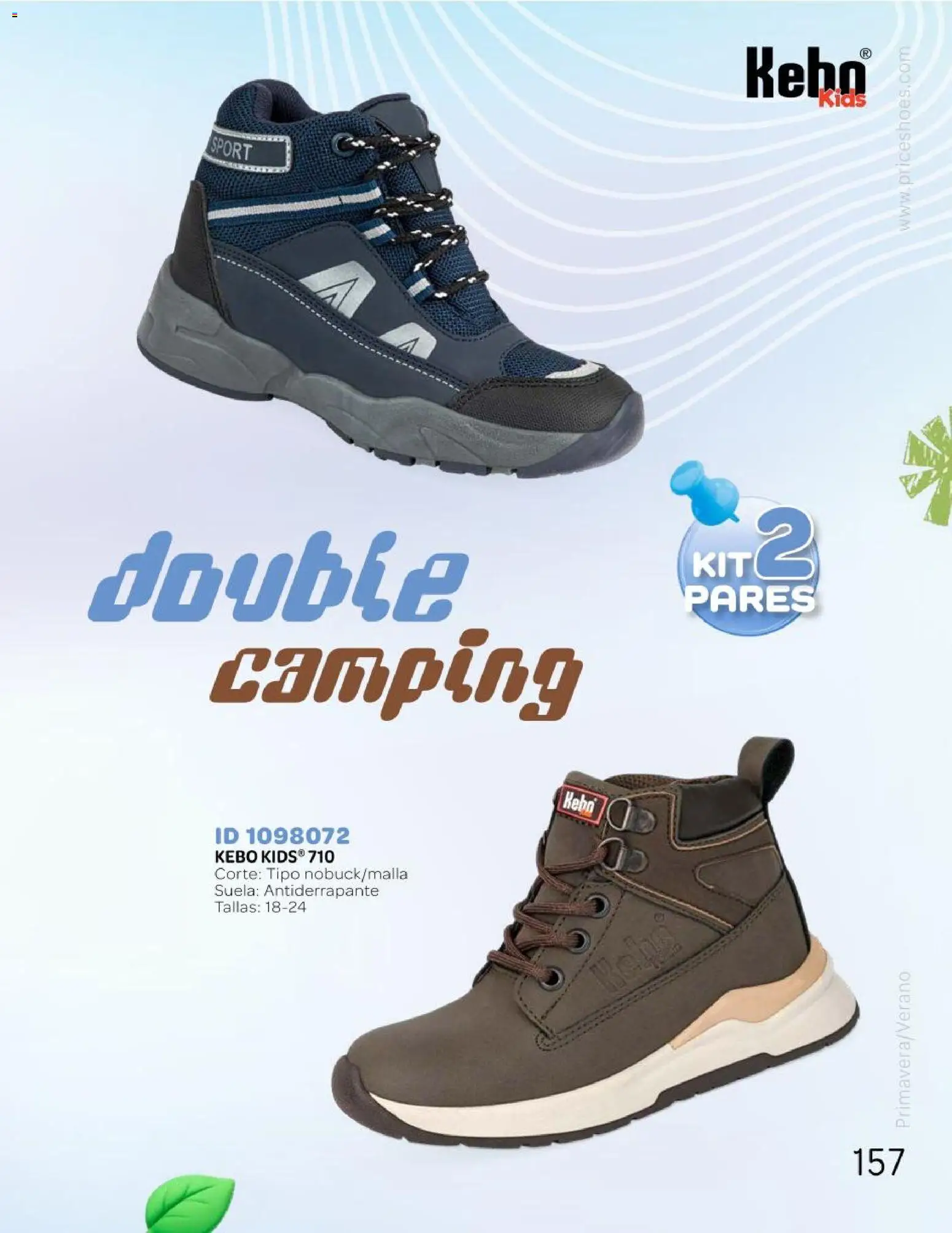 Nuevas ofertas de Price Shoes válidas en toda la República Mexicana desde el 25.04.2026. ¡Encuentra las mejores ofertas en Price Shoes catálogo Kids todo en uno! | Página: 157