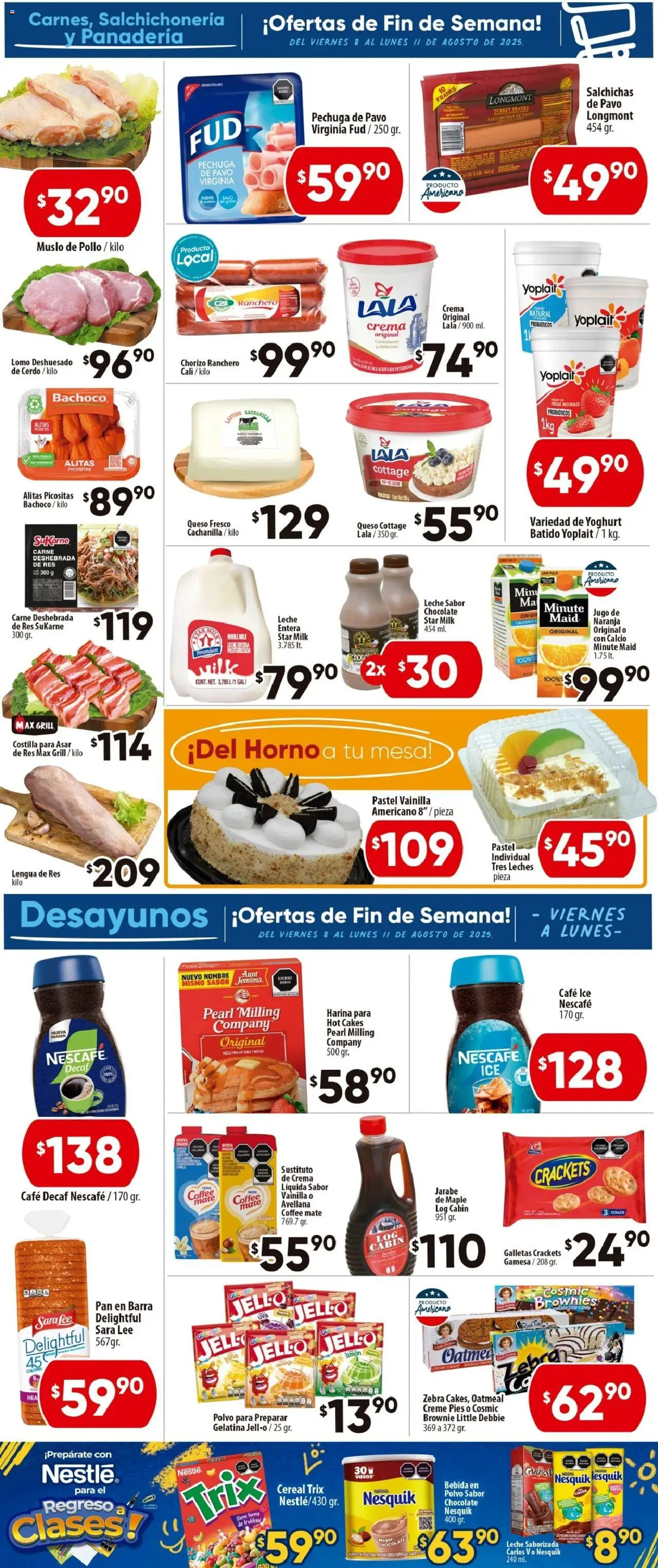 Nuevas ofertas de Calimax válidas en toda la República Mexicana desde el 08.08.2025. ¡Encuentra las mejores ofertas en Calimax - Folleto Mexicali! | Página: 2 | Productos: Harina, Pan, Cerdo, Piña