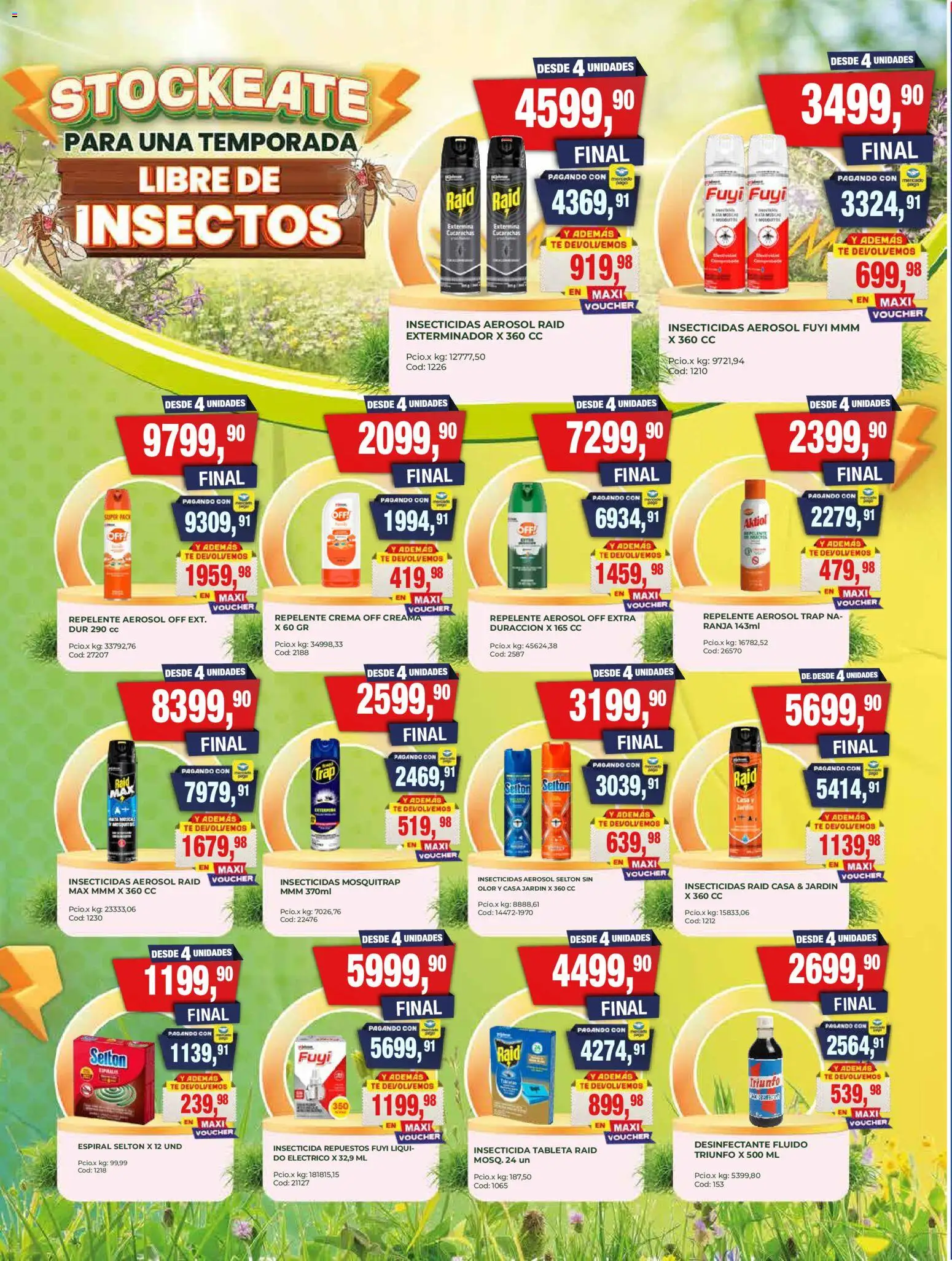 Maxiconsumo ofertas │ válido desde el 16.03.2026 | Página: 26 | Productos: Repelente, Desinfectante, Té, Crema