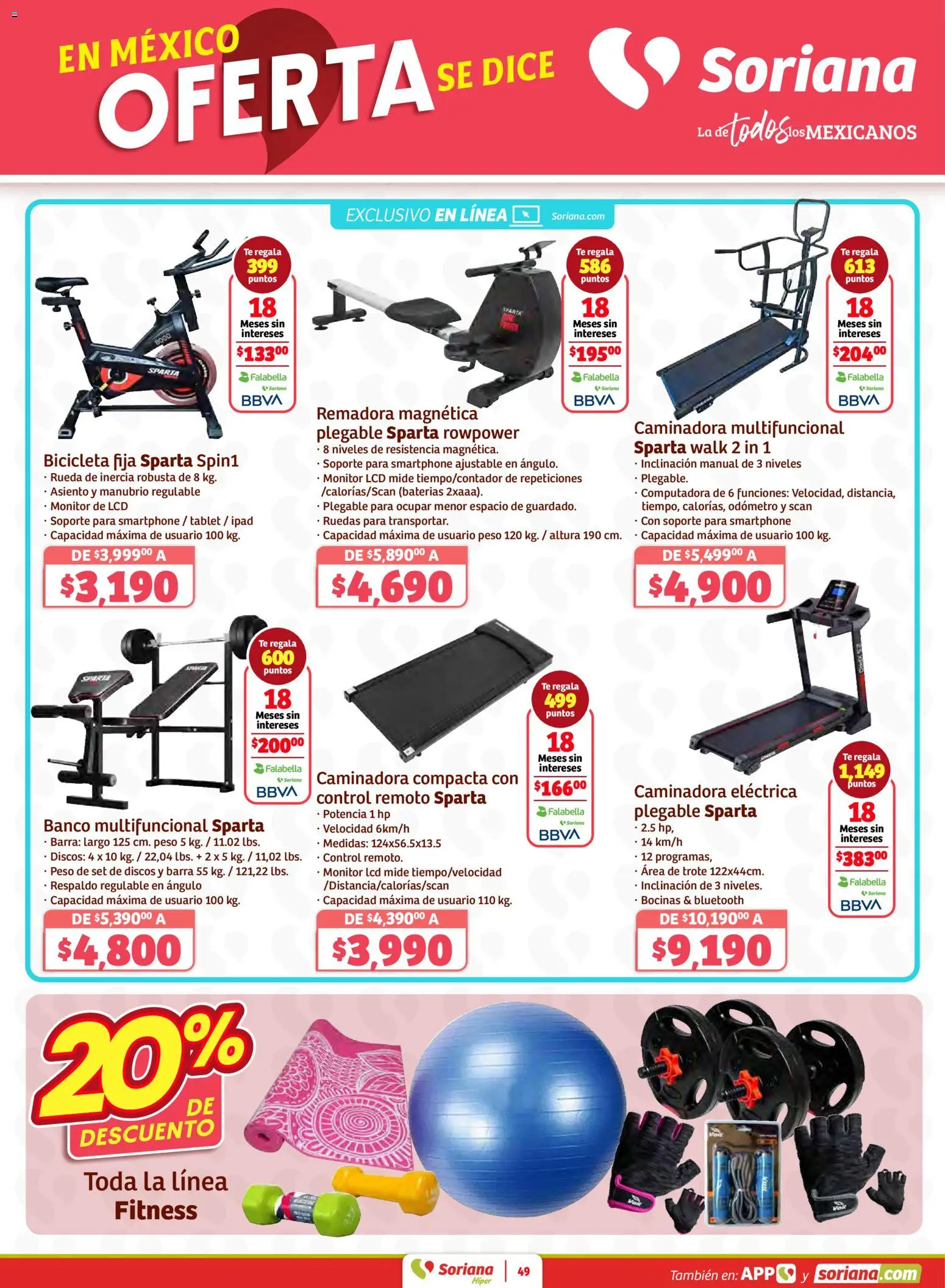 Nuevas ofertas de Soriana válidas en toda la República Mexicana desde el 15.01.2026. ¡Encuentra las mejores ofertas en Soriana - Preciazazaso Híper: Frontera BCN, Son! | Página: 49 | Productos: Tablet, Control remoto, Barra, Smartphone