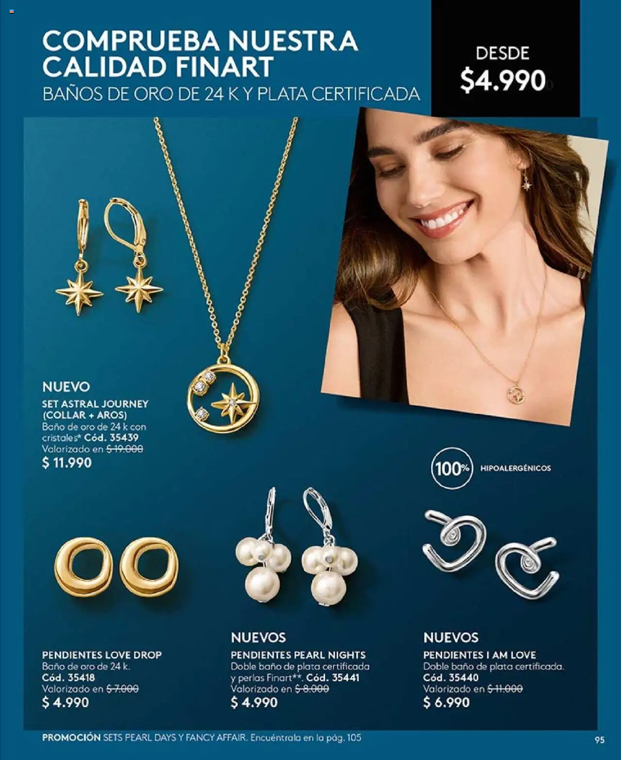 Catálogo Ésika Campaña 14 │ válido desde el 31.08.2025 | Página: 99 | Productos: Baño, Collar, Aros