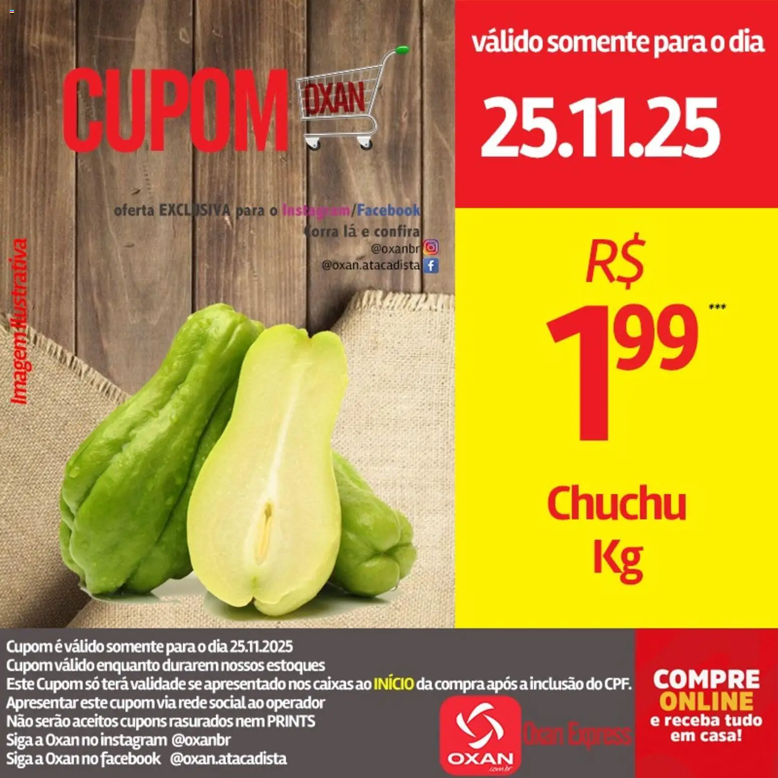 Oxan Atacadista Folheto - válido de 25.11.2025 | Página: 19 | Produtos: Chuchu