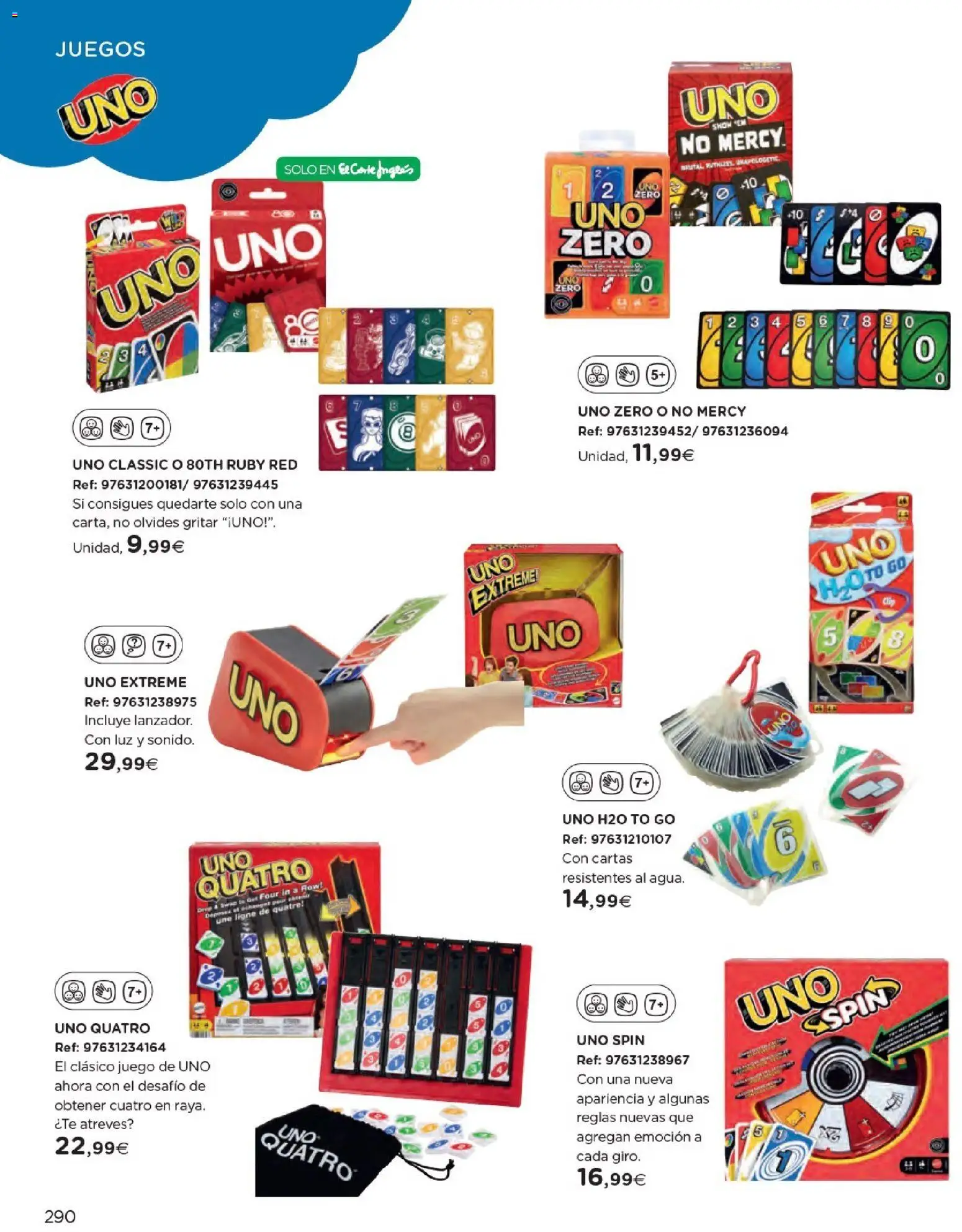 Nuevas ofertas de El Corte Inglés válidas en toda la República Mexicana desde el 27.10.2025. ¡Encuentra las mejores ofertas en El Corte Inglés catálogo Juguetes! | Página: 290 | Productos: Juego