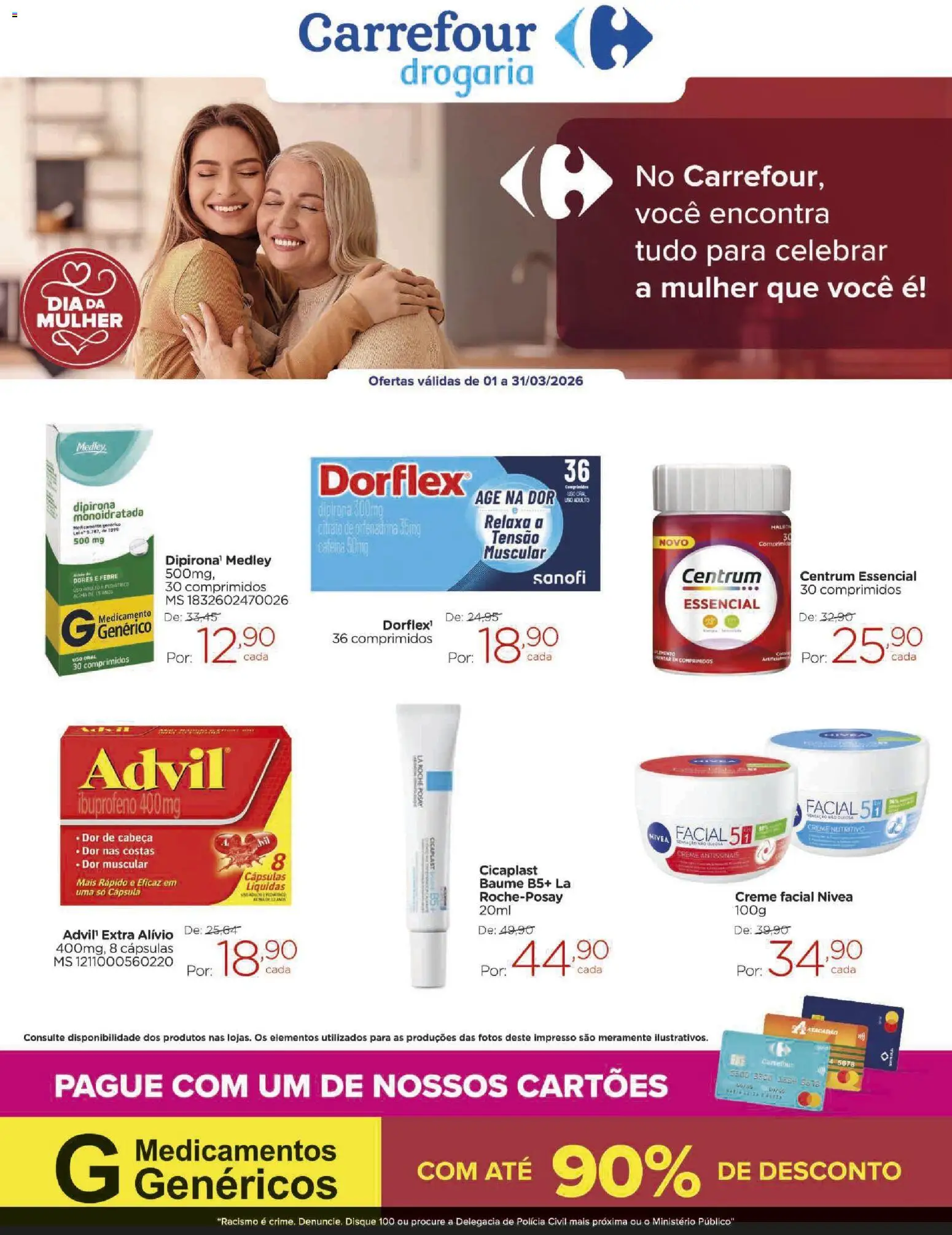 Carrefour Folheto - válido de 01.03.2026 | Página: 1 | Produtos: Creme