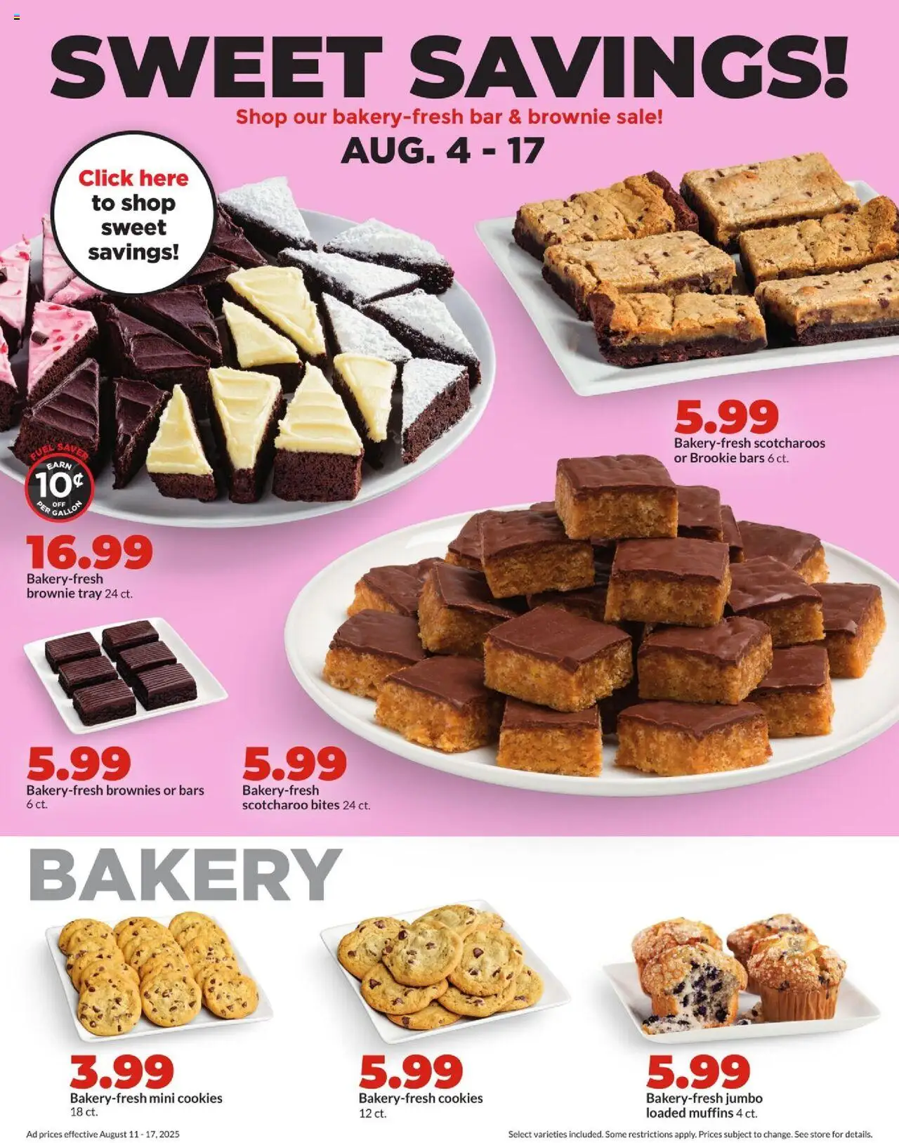 HyVee Weekly Ad - valid from 11.08.2025 | Page: 14 | Products: Bakery, Cookies