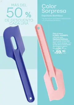 Vista previa de Tupperware catálogo, nuevo folleto de la tienda, válido en México a partir del 23.03.2026 | Página: 37 | Productos: Espátula, Mango, Batidora