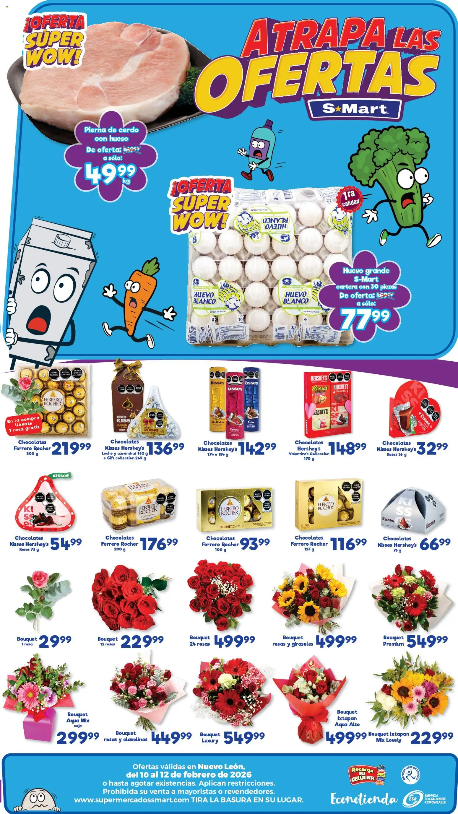 Nuevas ofertas de S-Mart válidas en toda la República Mexicana desde el 10.02.2026. ¡Encuentra las mejores ofertas en S-Mart folleto Ofertas de feria Monterrey! | Página: 2