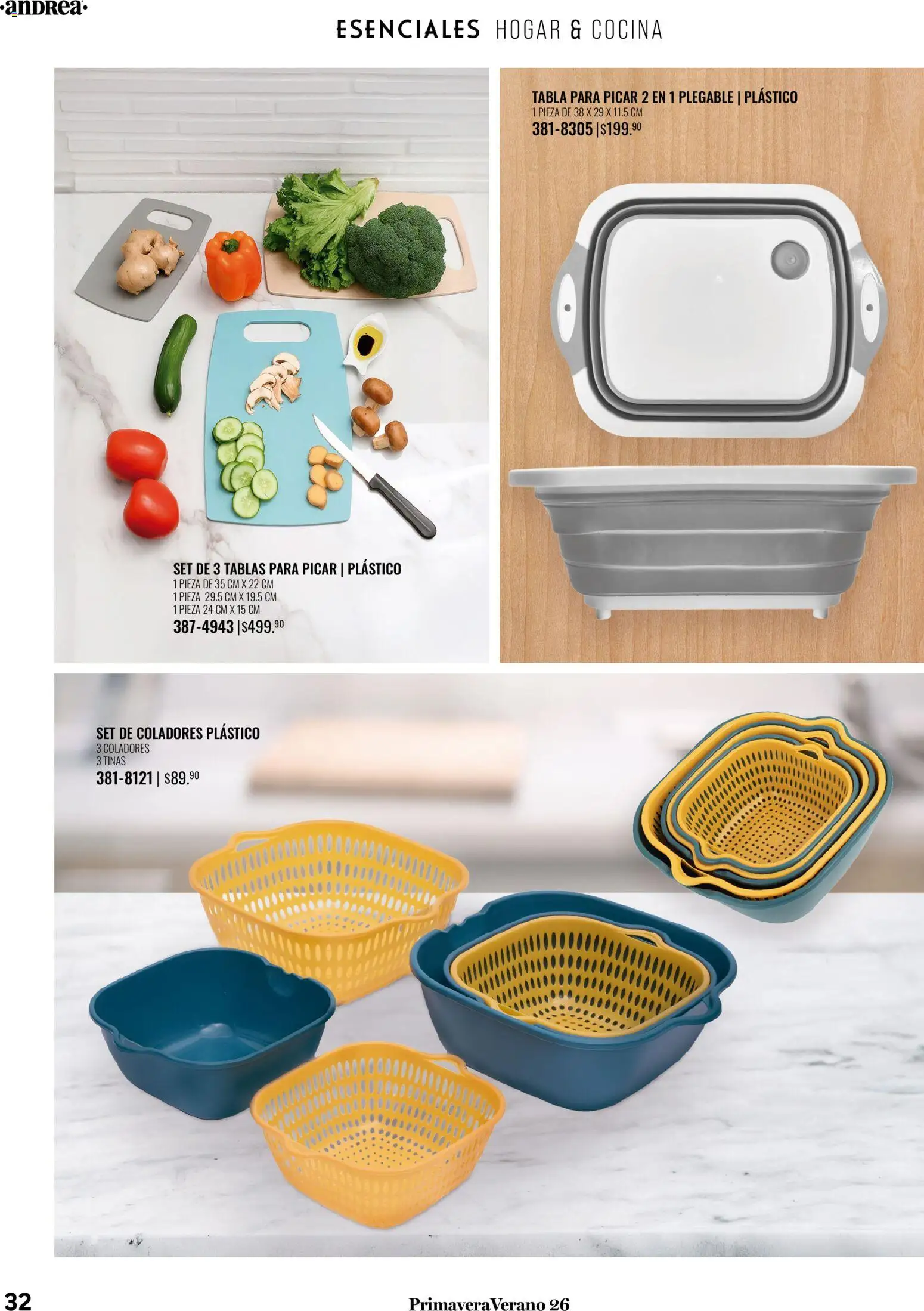 Nuevas ofertas de Andrea válidas en toda la República Mexicana desde el 25.01.2026. ¡Encuentra las mejores ofertas en Andrea catálogo Tu hogar esta primavera! | Página: 32