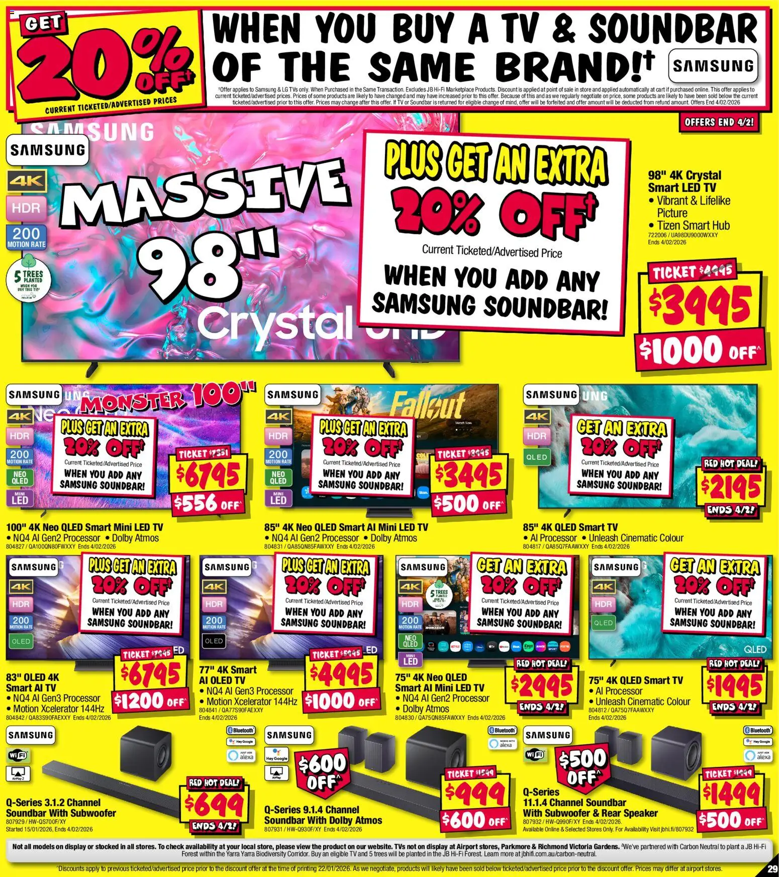 JB Hi-Fi catalogue - valid from 29.01.2026 | Page: 29 | Products: Plant, Tv, Speaker, Smart tv