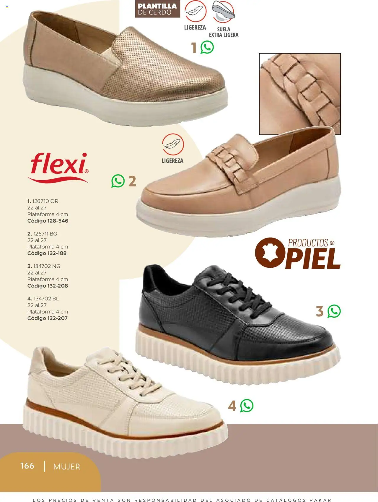 Nuevas ofertas de SC Pakar válidas en toda la República Mexicana desde el 24.07.2025. ¡Encuentra las mejores ofertas en SC Pakar Catálogo Mujer otoño / invierno! | Página: 166 | Productos: Cerdo