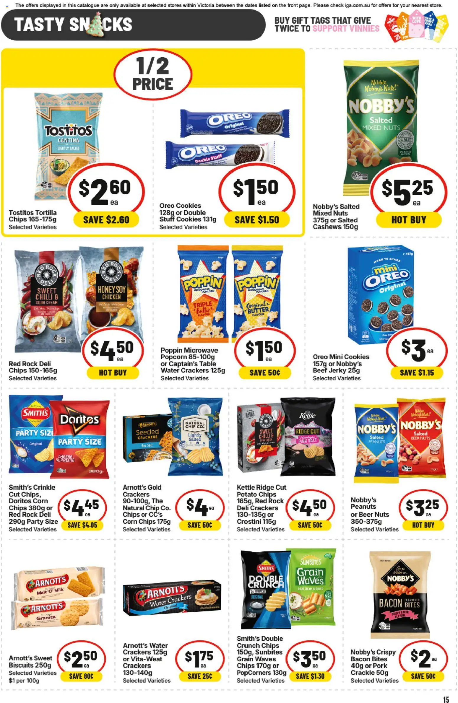 IGA catalogue - valid from 12.11.2025 | Page: 12 | Products: Crab, Pizza, Pies, Bakery