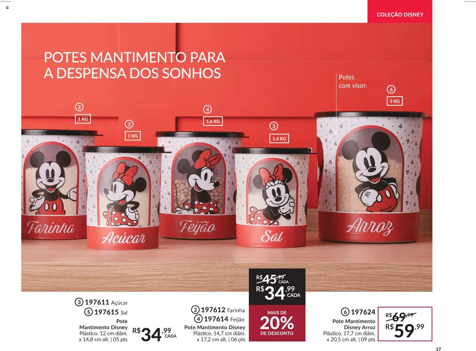 Avon Folheto - válido de 18.02.2026 | Página: 17 | Produtos: Feijão, Arroz, Açúcar, Potes