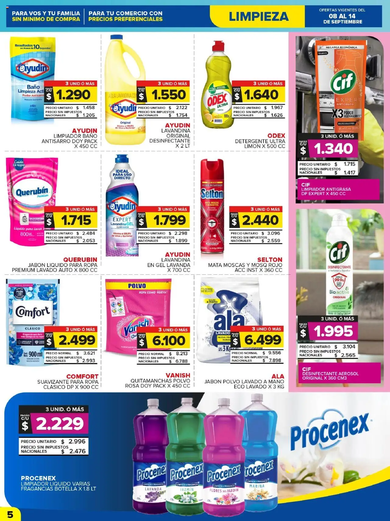 Carrefour Maxi catálogo - Chubut │ válido desde el 08.09.2025 | Página: 5 | Productos: Detergente, Limón, Espuma, Limpiador
