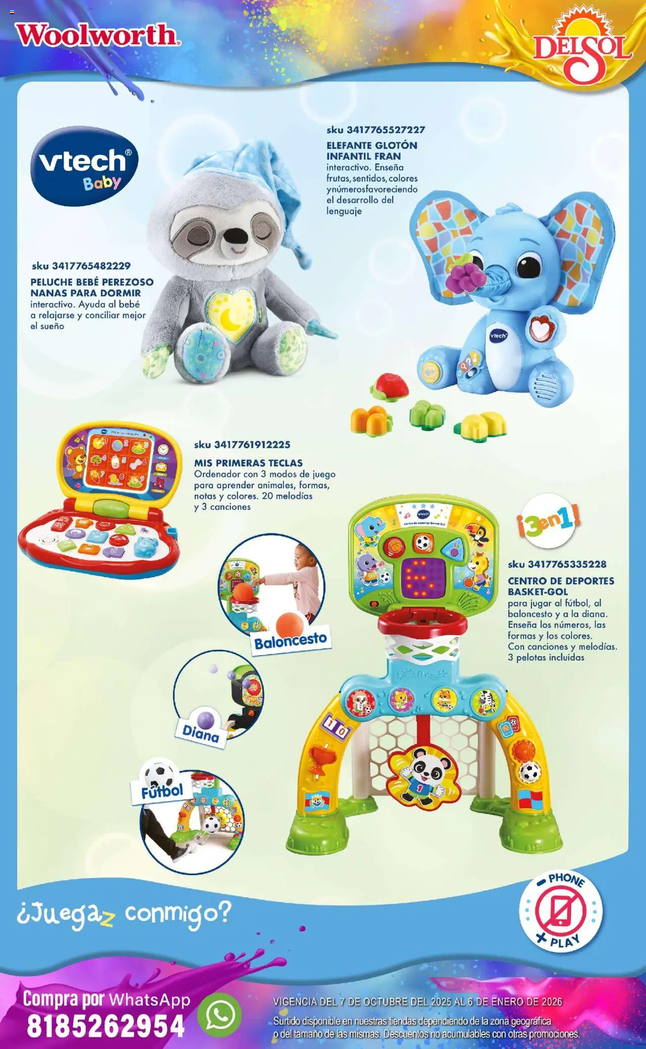 Nuevas ofertas de Del Sol y Woolworth válidas en toda la República Mexicana desde el 07.10.2025. ¡Encuentra las mejores ofertas en Del Sol y Woolworth - Catálogo Castillo Del Juguete! | Página: 18 | Productos: Juego