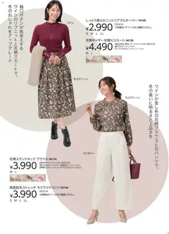 31.10.2025から有効なオファーを含む ニトリ - 冬チラシ | ページ: 11 | 製品: ブラウス