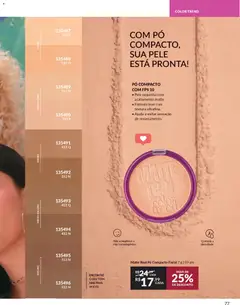 Avon - Campanha 04 - Pré-Visualização do folheto da loja Avon, válido de 18.02.2026 | Página: 77 | Produtos: Pó compacto, Pó