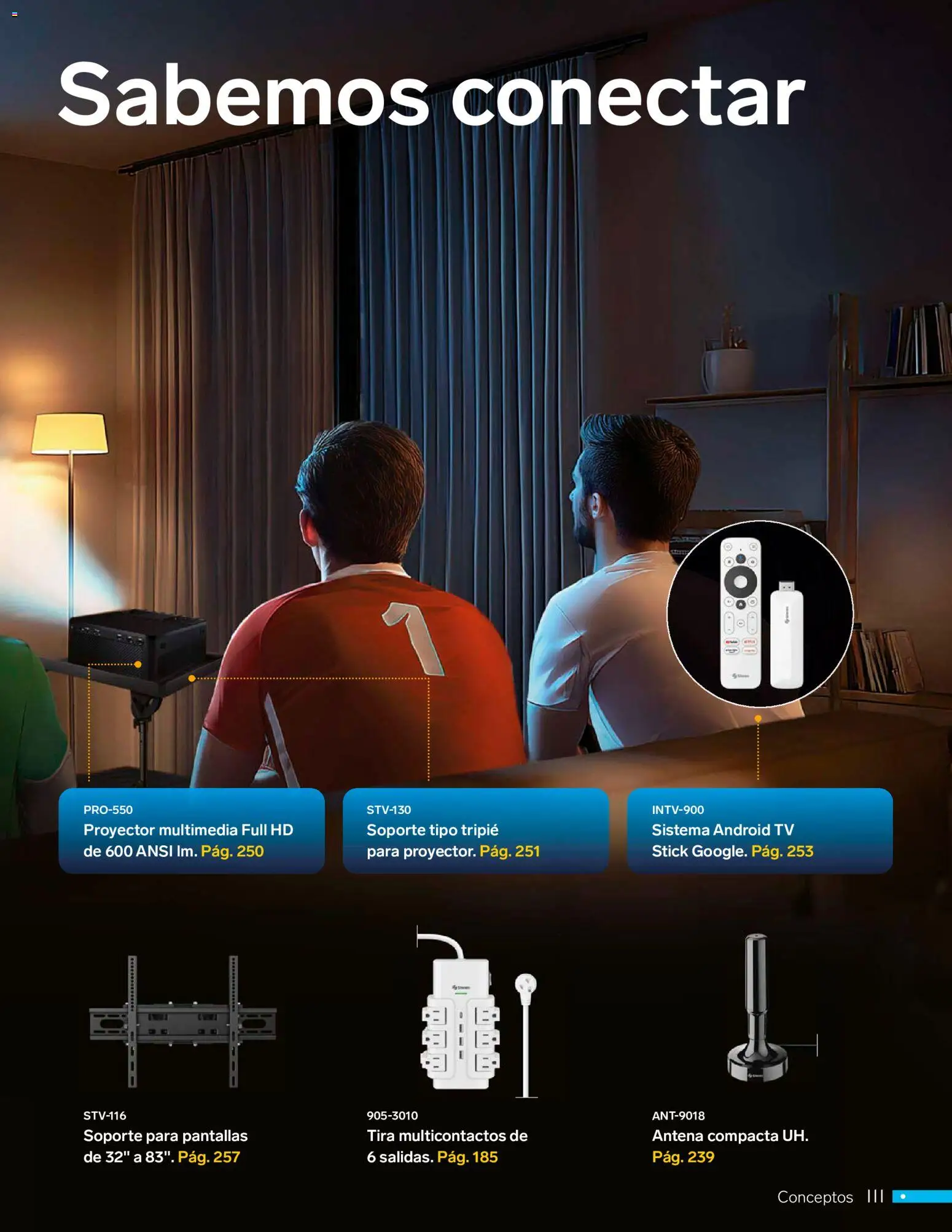 Nuevas ofertas de Steren válidas en toda la República Mexicana desde el 01.01.2026. ¡Encuentra las mejores ofertas en Steren catálogo! | Página: 9 | Productos: Pantallas, Proyector, Antena