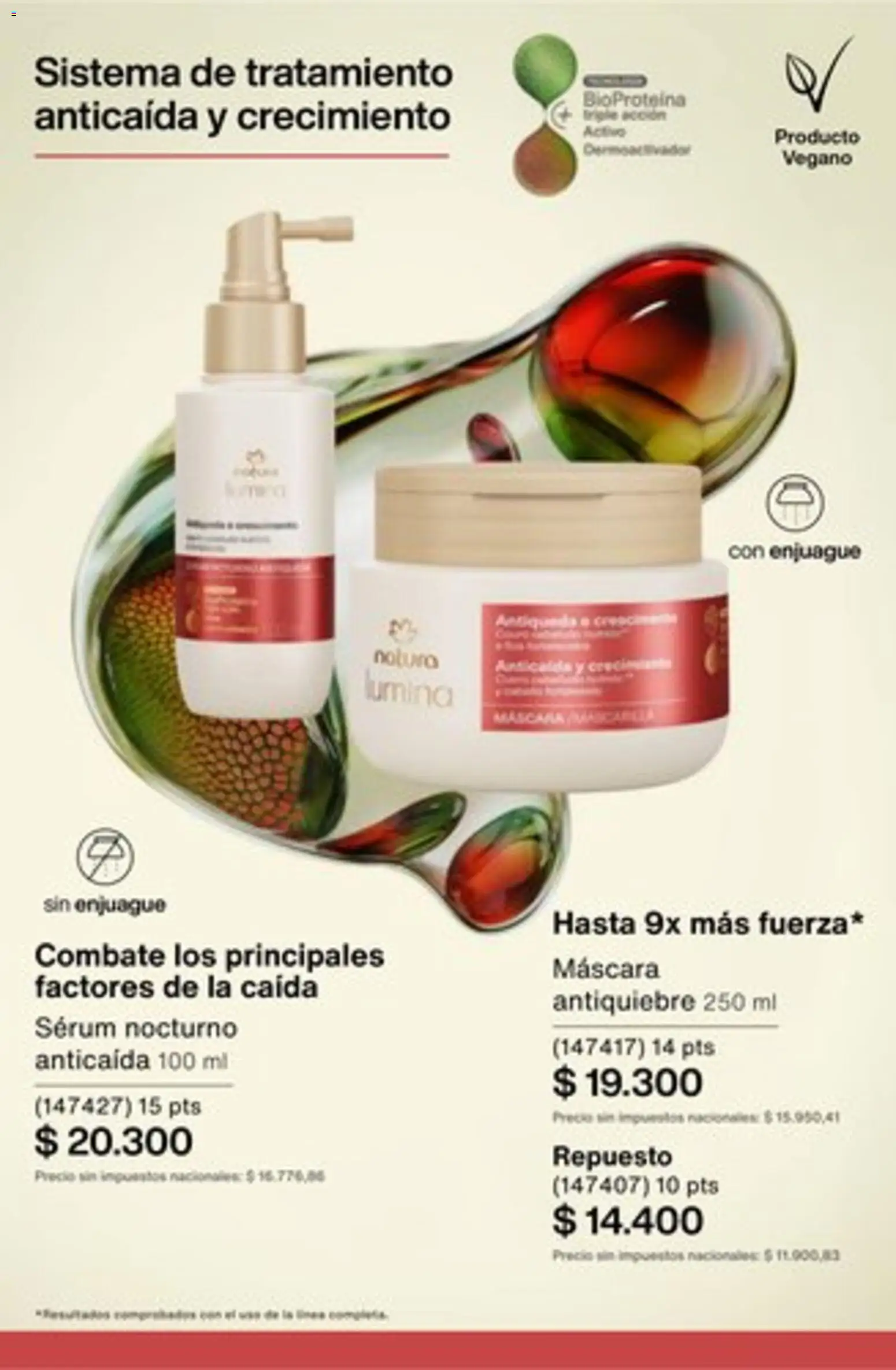 Catálogo Natura Ciclo 16/2025 │ válido desde el 01.11.2025 | Página: 259 | Productos: Mascarilla, Serum, Máscara