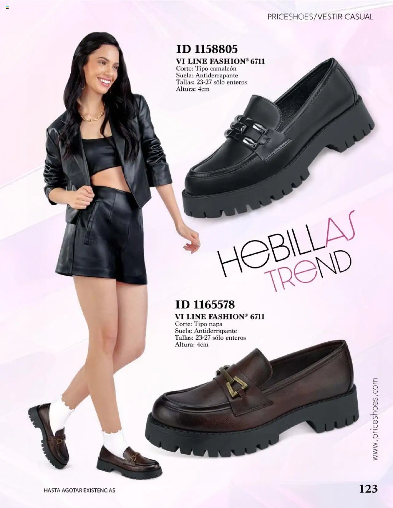 Nuevas ofertas de Price Shoes válidas en toda la República Mexicana desde el 05.08.2024. ¡Encuentra las mejores ofertas en Price Shoes catálogo Vestir Casual ! | Página: 123 | Productos: Hebillas