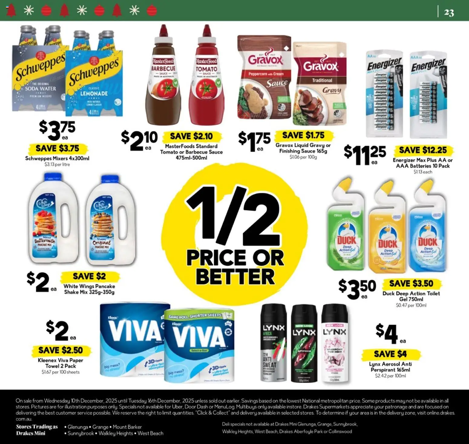 Drakes catalogue - valid from 10.12.2025 | Page: 24 | Products: Toilet, Cream, Water, Batteries