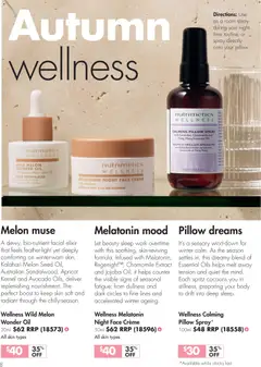 Preview of Nutrimetics Catalogue Winter Prep - valid from 26.04.2026 | Page: 8 | Products: Oil, Melon, Avocado, Dullness