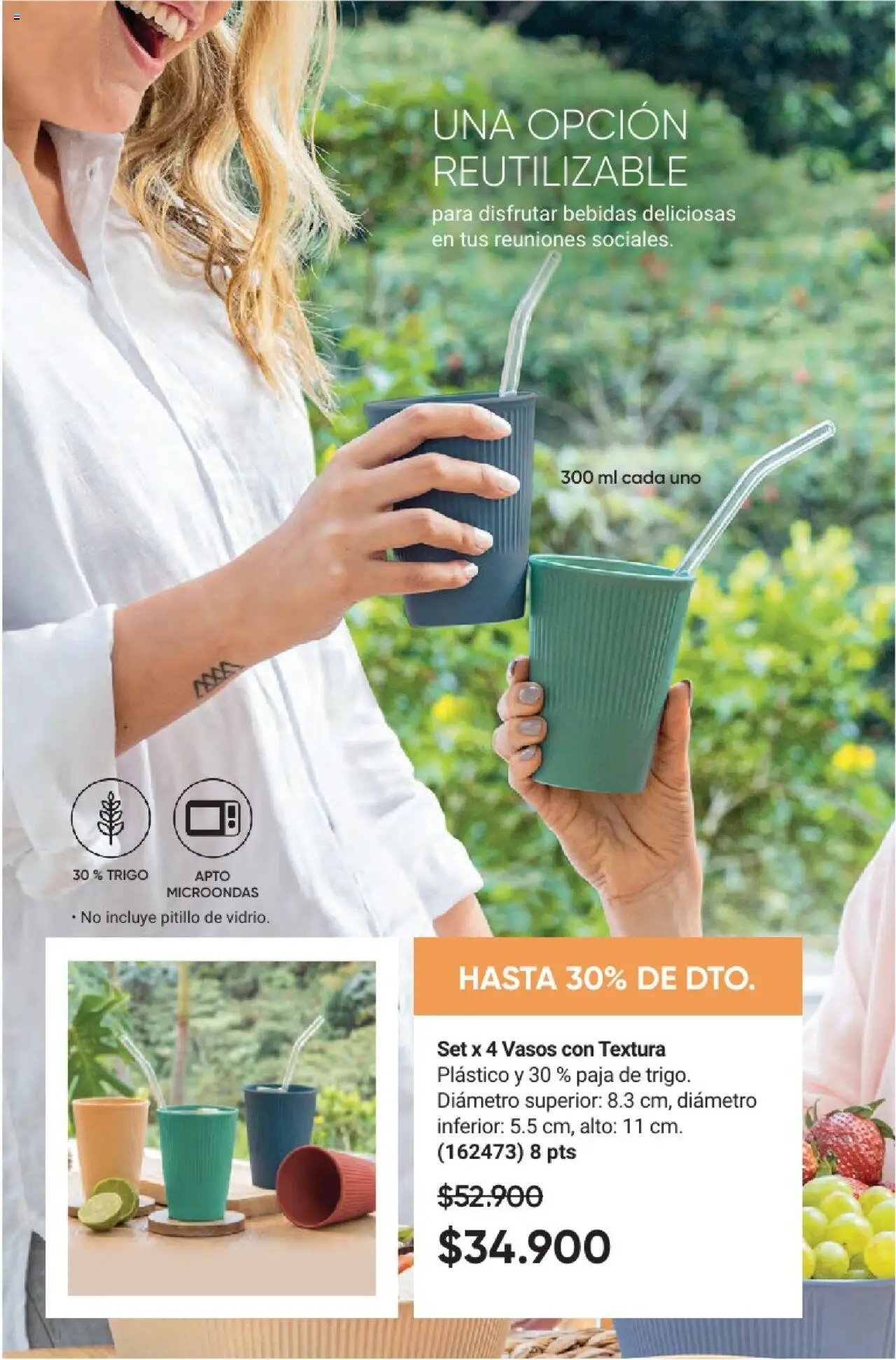 Avon revista - valida desde el 18.06.2025 | Página: 40 | Productos: Pitillo, Vasos, Microondas