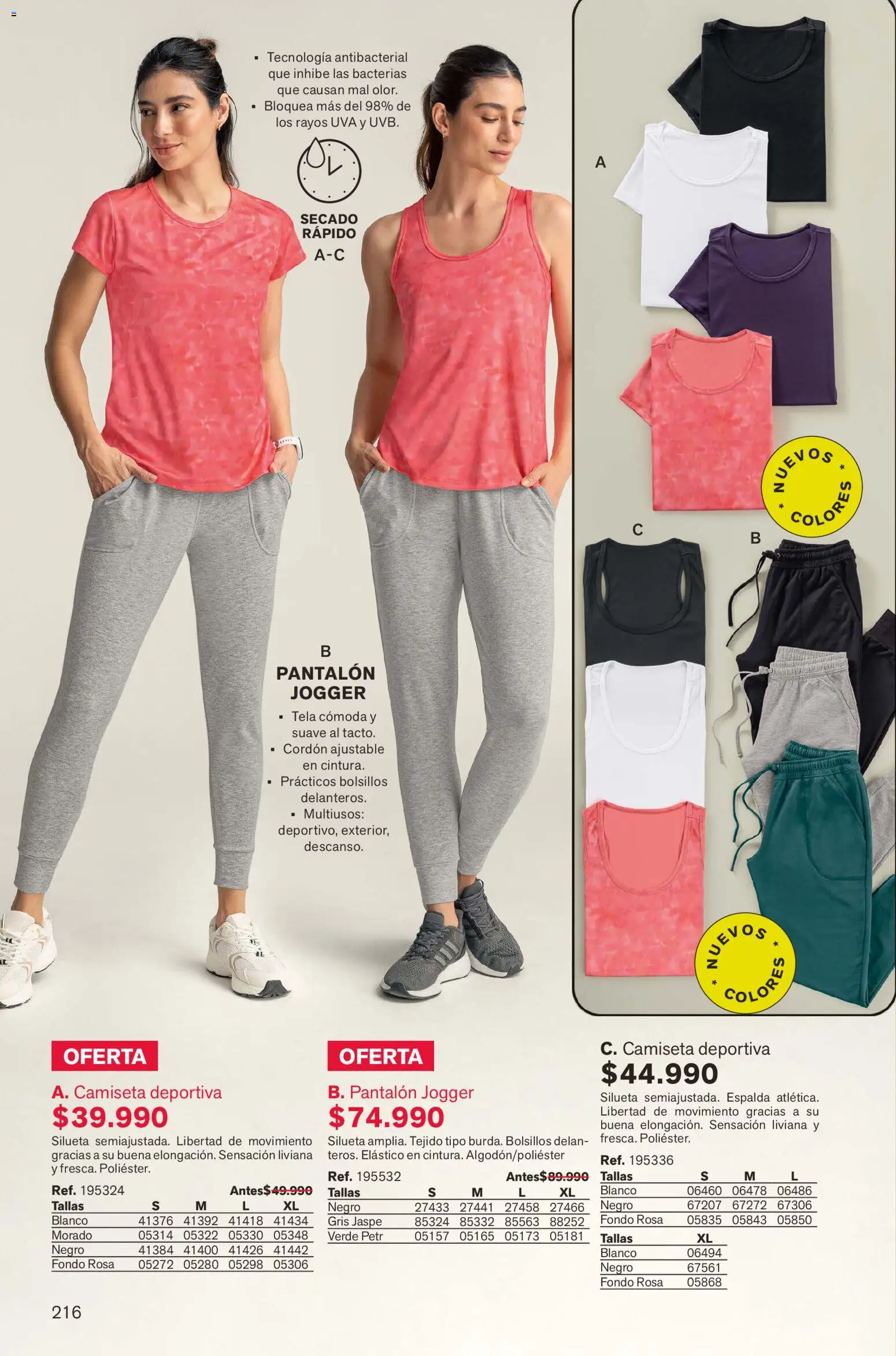 Leonisa revista - valida desde el 15.01.2026 | Página: 216 | Productos: Camiseta, Uva, Cómoda