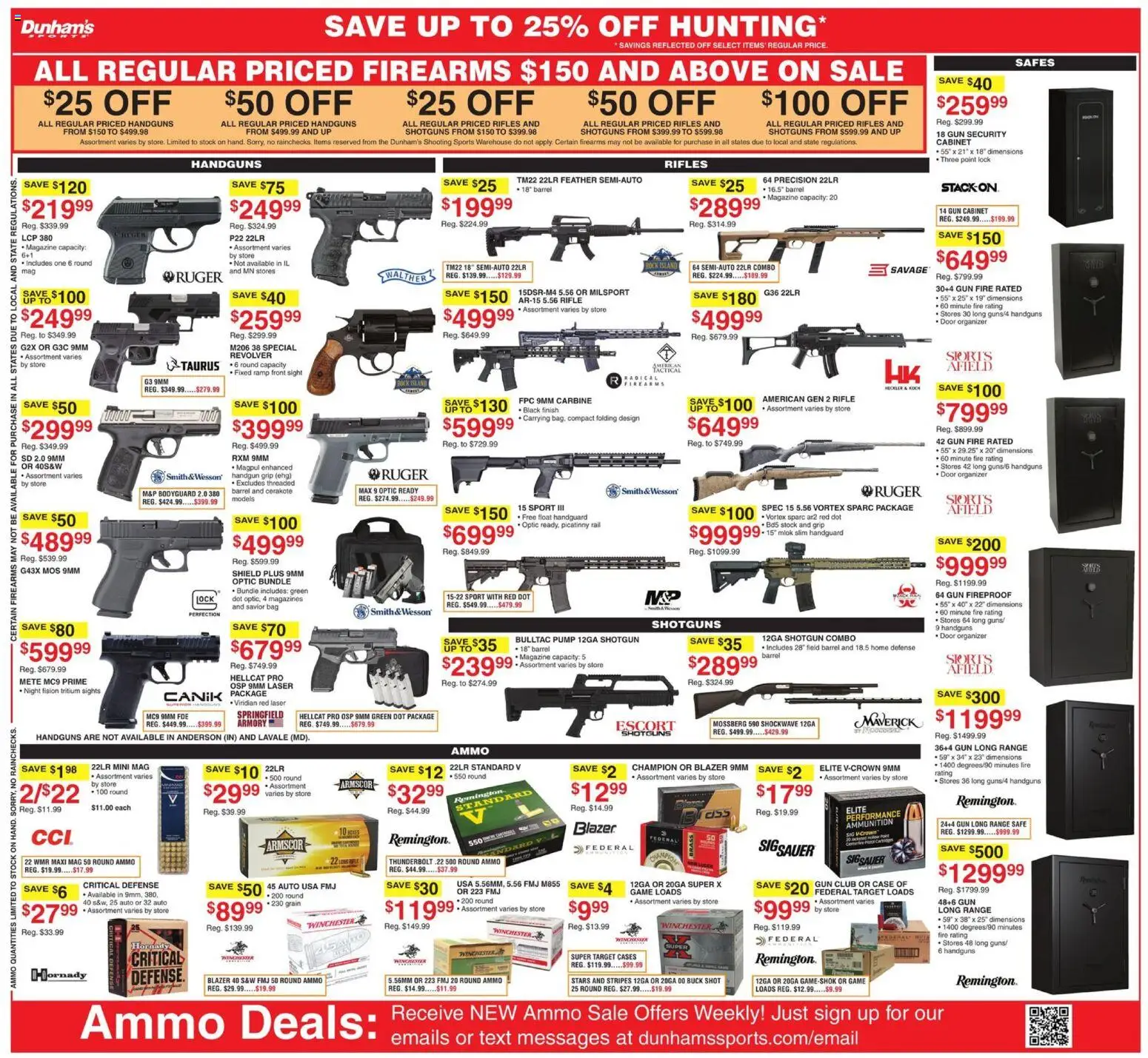 Dunham's Sports Weekly Ad - valid from 18.04.2026 | Page: 8 | Products: Ramp, Shorts, Bag, Ammo
