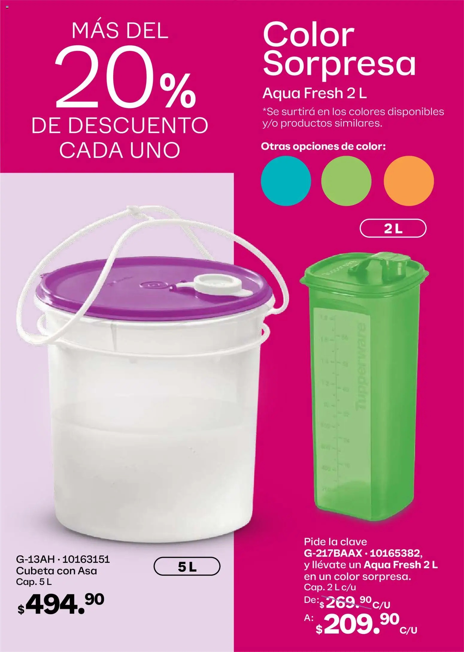 Nuevas ofertas de Tupperware válidas en toda la República Mexicana desde el 26.01.2026. ¡Encuentra las mejores ofertas en Tupperware catálogo! | Página: 81