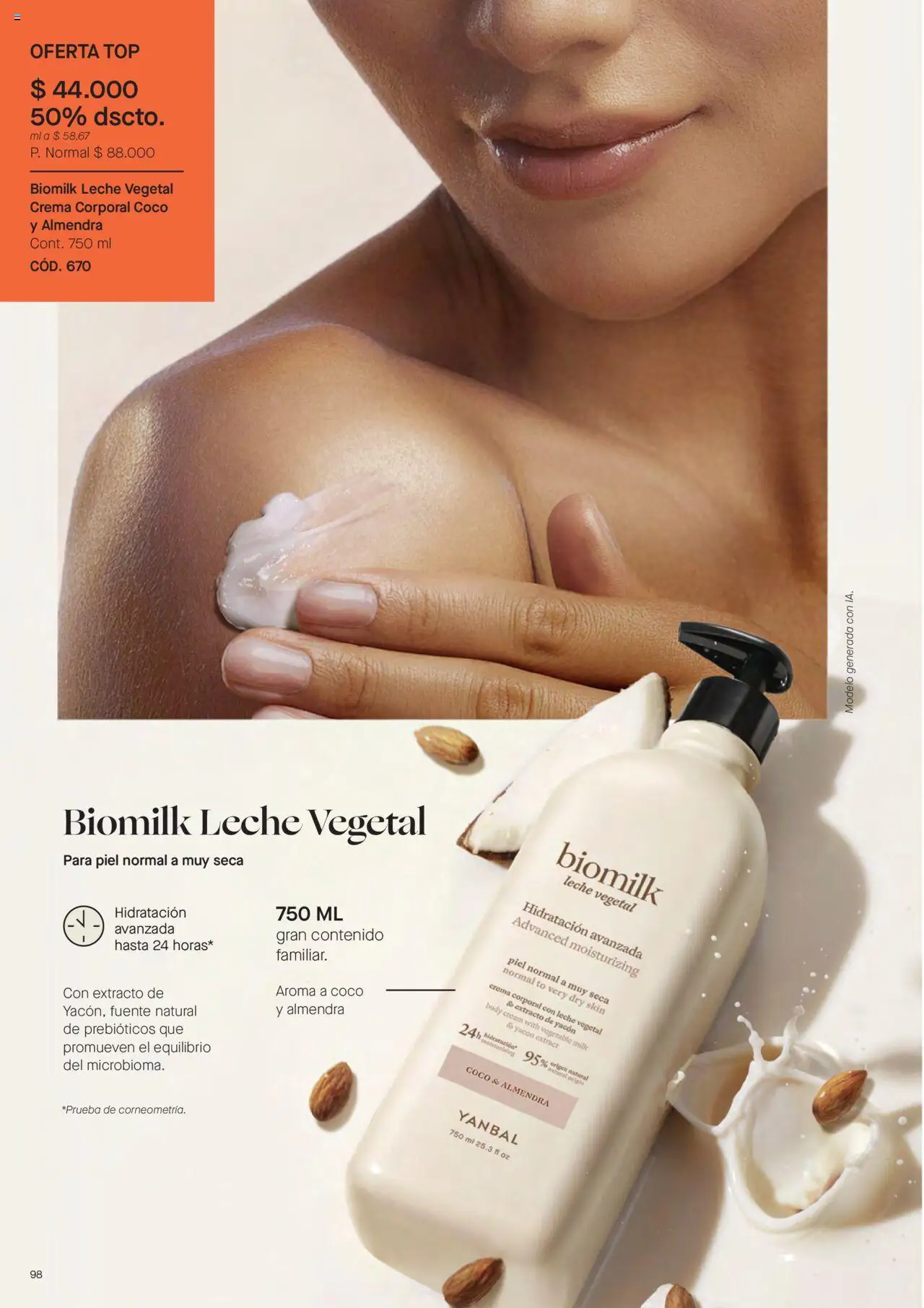 Yanbal revista - valida desde el 21.06.2025 | Página: 98 | Productos: Crema, Brillo, Loción