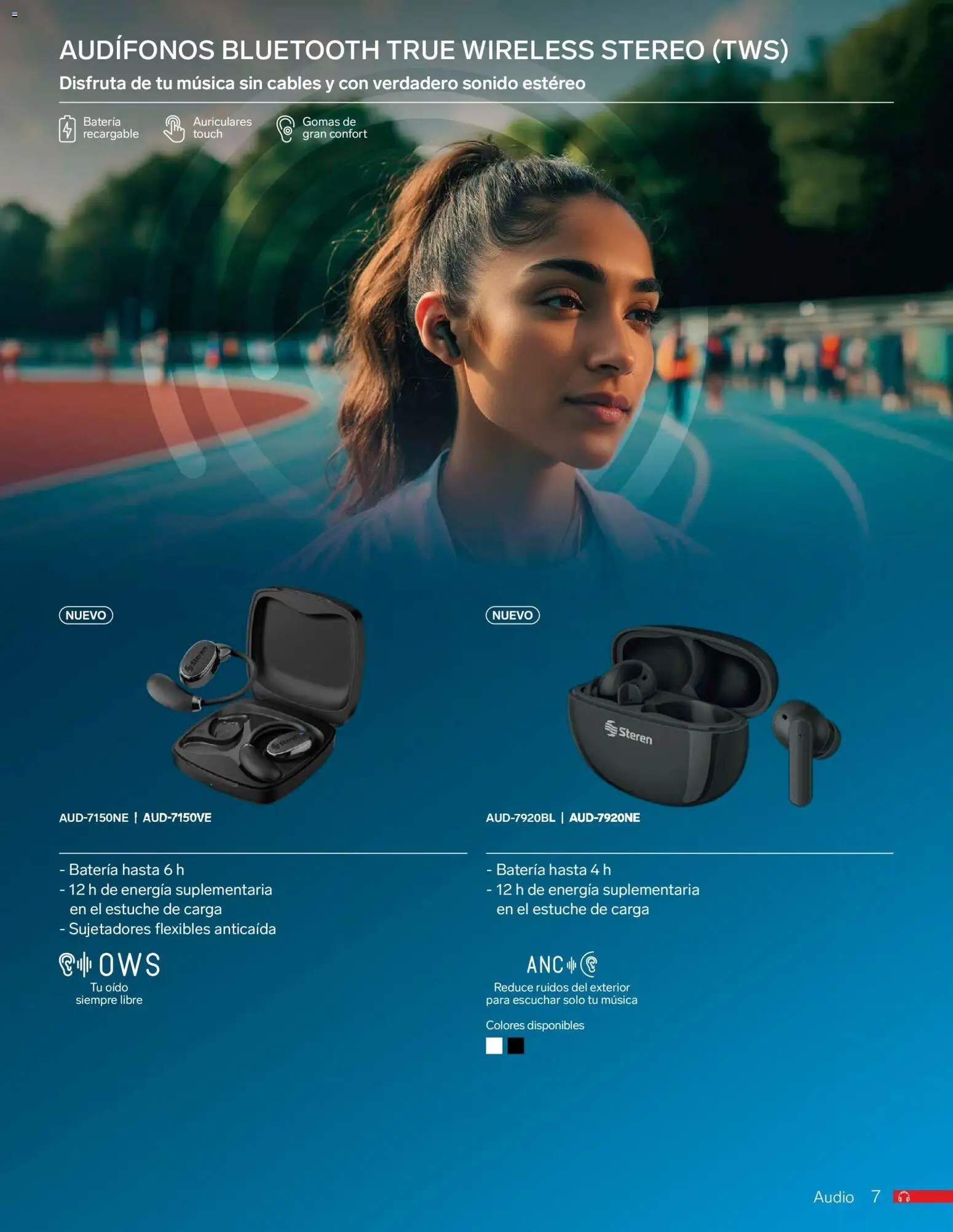 Nuevas ofertas de Steren válidas en toda la República Mexicana desde el 01.01.2026. ¡Encuentra las mejores ofertas en Steren catálogo! | Página: 19 | Productos: Estuche, Audio, Audífonos, Batería