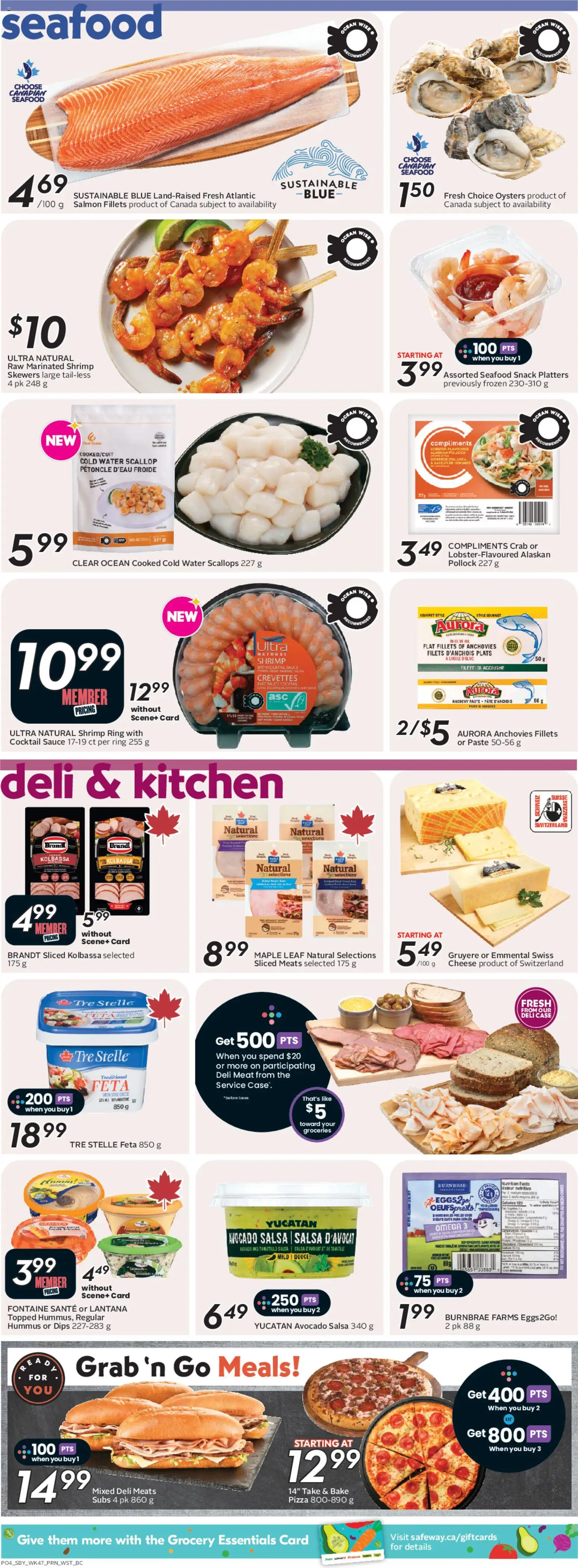 Safeway flyer valid from 19.03.2026 | Page: 7 | Products: Pasta, Case, Oil, Pizza