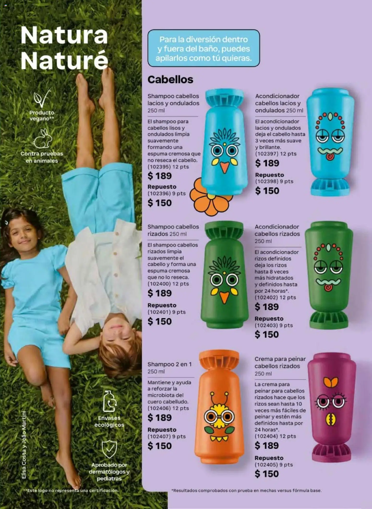 Nuevas ofertas de Natura válidas en toda la República Mexicana desde el 20.02.2026. ¡Encuentra las mejores ofertas en Natura campaña 4 2026! | Página: 143 | Productos: Crema, Espuma, Acondicionador