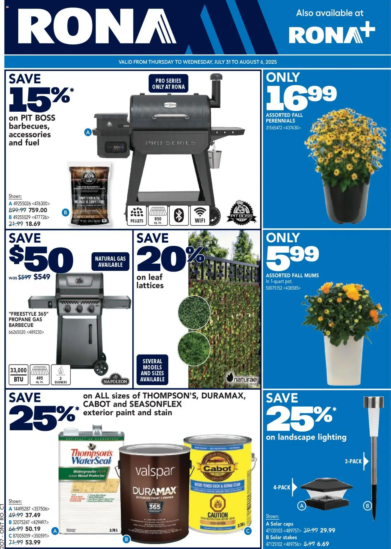 Rona flyer valid from 31.07.2025 | Page: 1