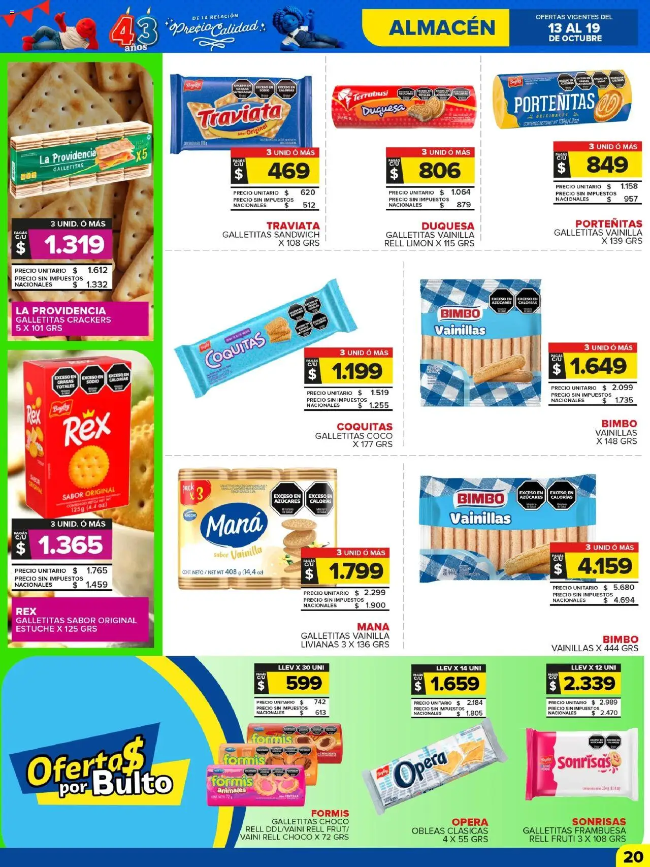 Carrefour Maxi catálogo │ válido desde el 13.10.2025 | Página: 20 | Productos: Galletitas, Frutilla, Limón, Chocolate