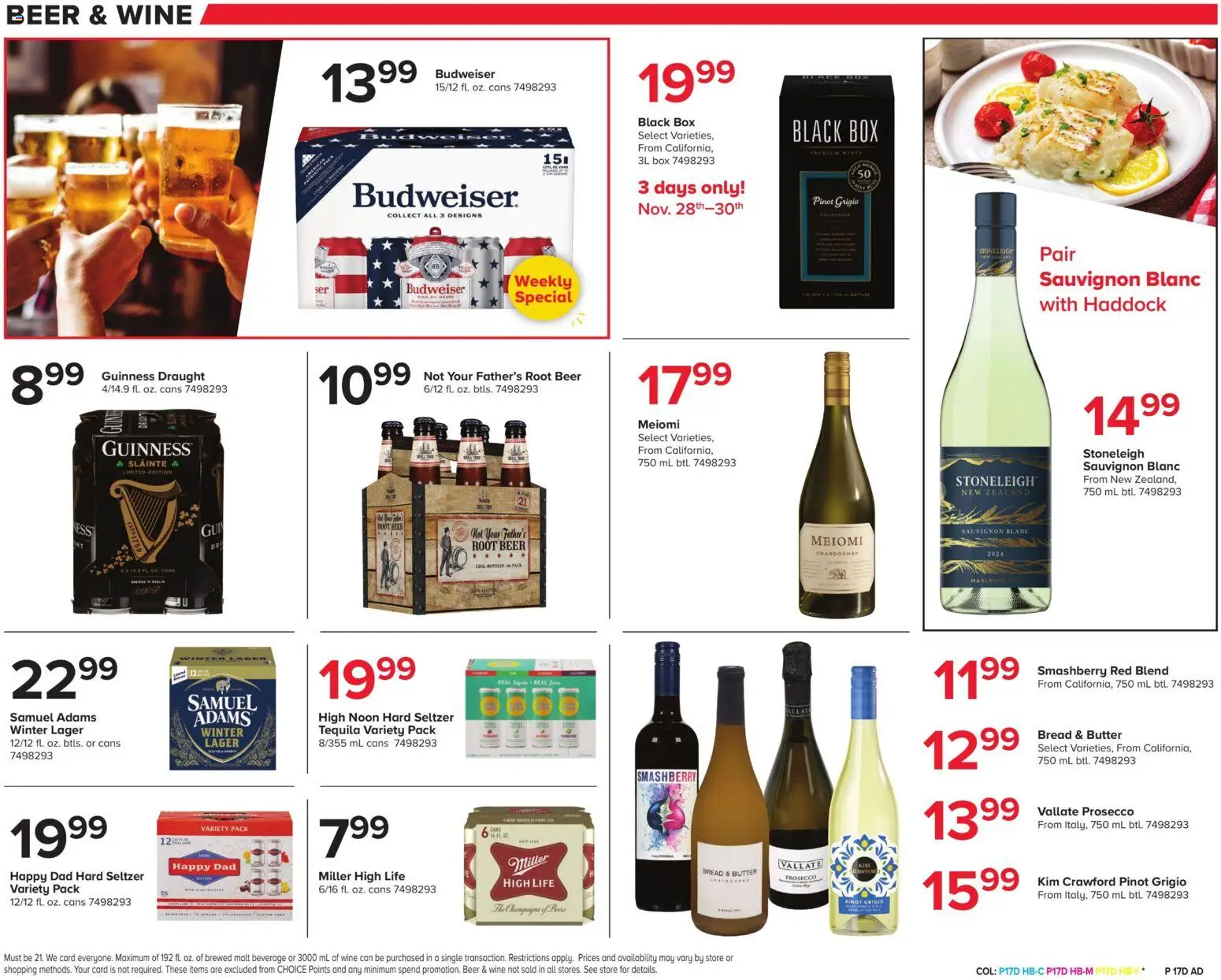 Giant Weekly Ad - valid from 28.11.2025 | Page: 19 | Products: Box, Butter, Wine, Beer