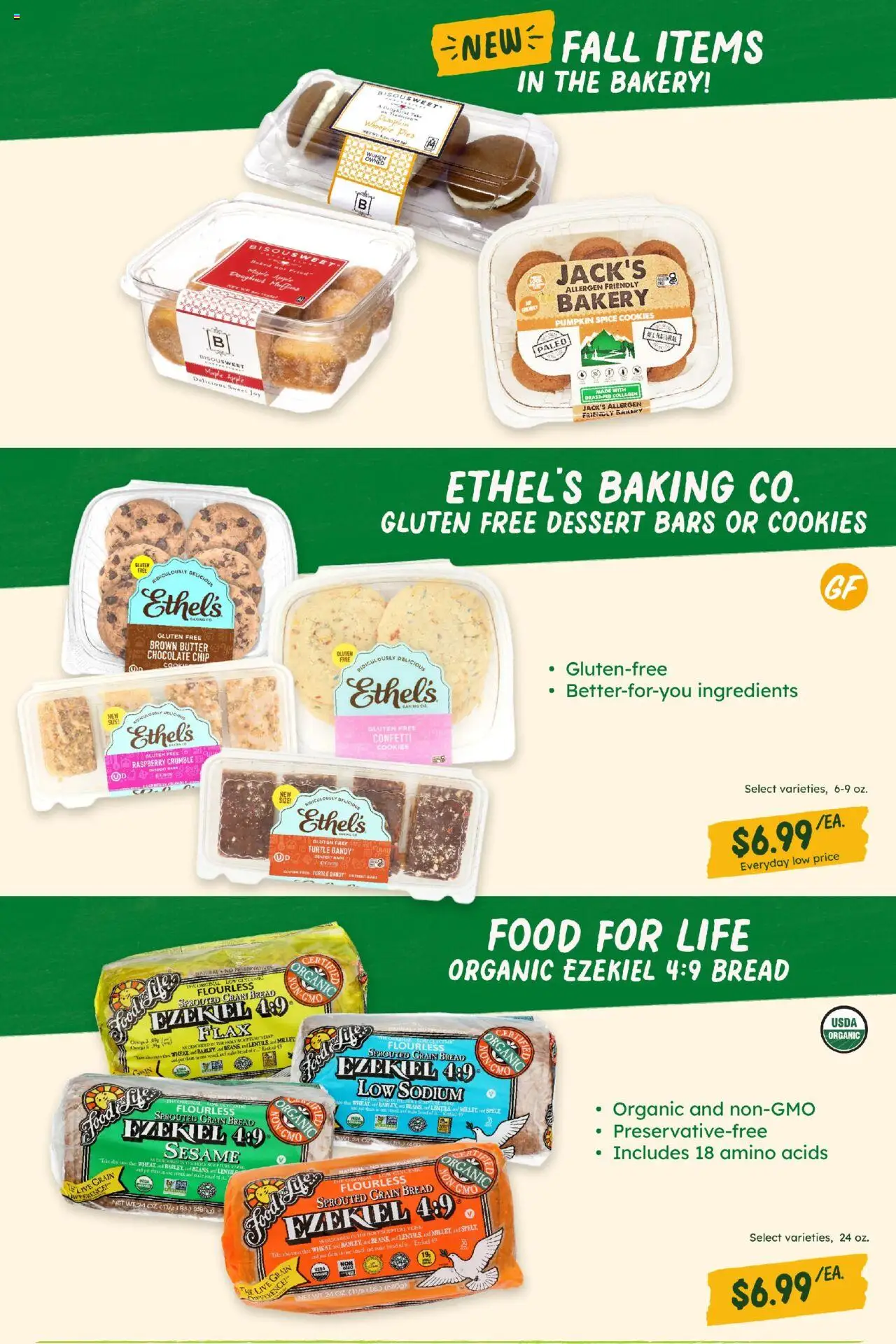 Sprouts Monthly Ad - valid from 24.09.2025 | Page: 28 | Products: Bakery, Bread, Chocolate, Raspberry