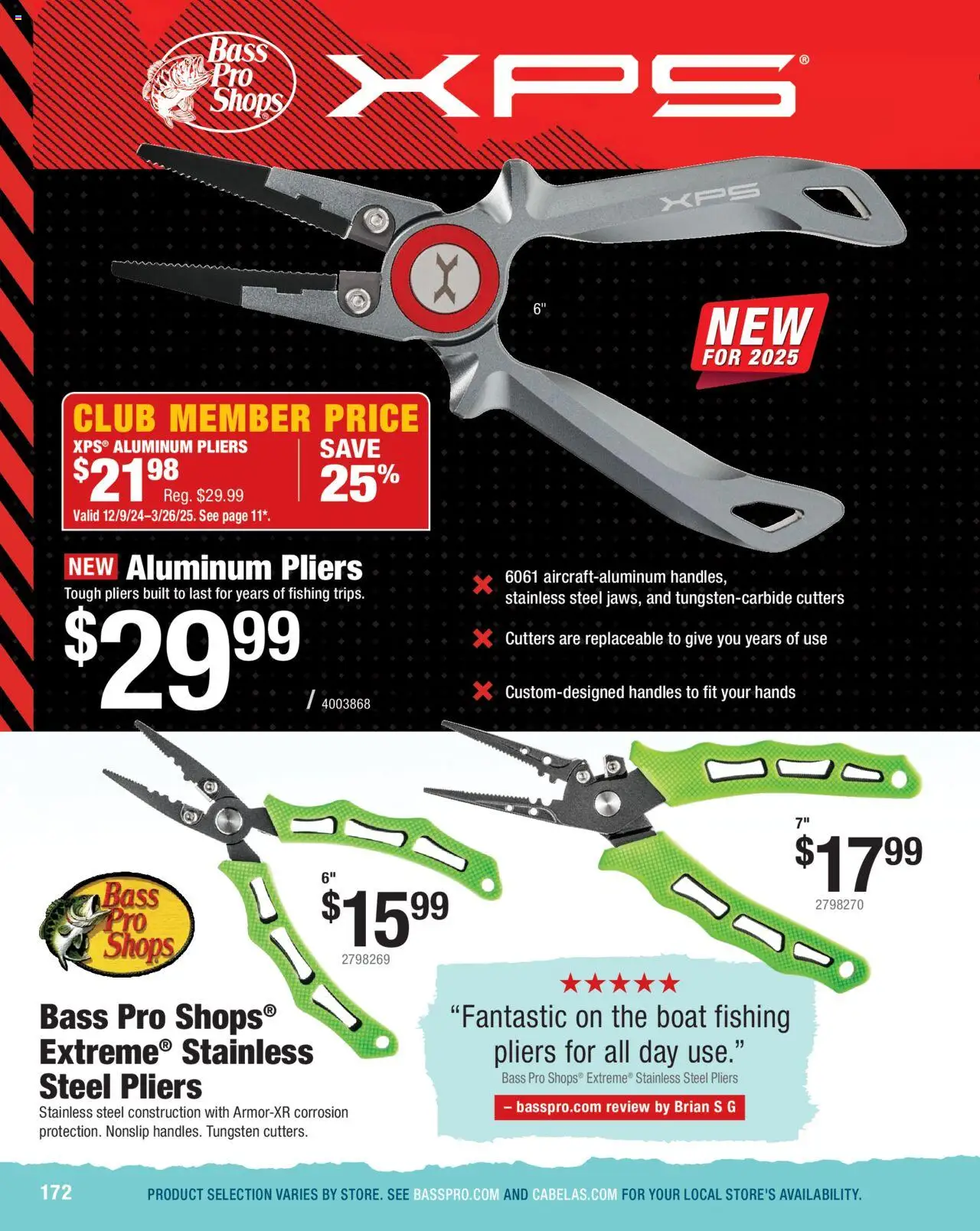 Cabela's Saltwater Specialist 25 - valid from 01.01.2025 | Page: 172