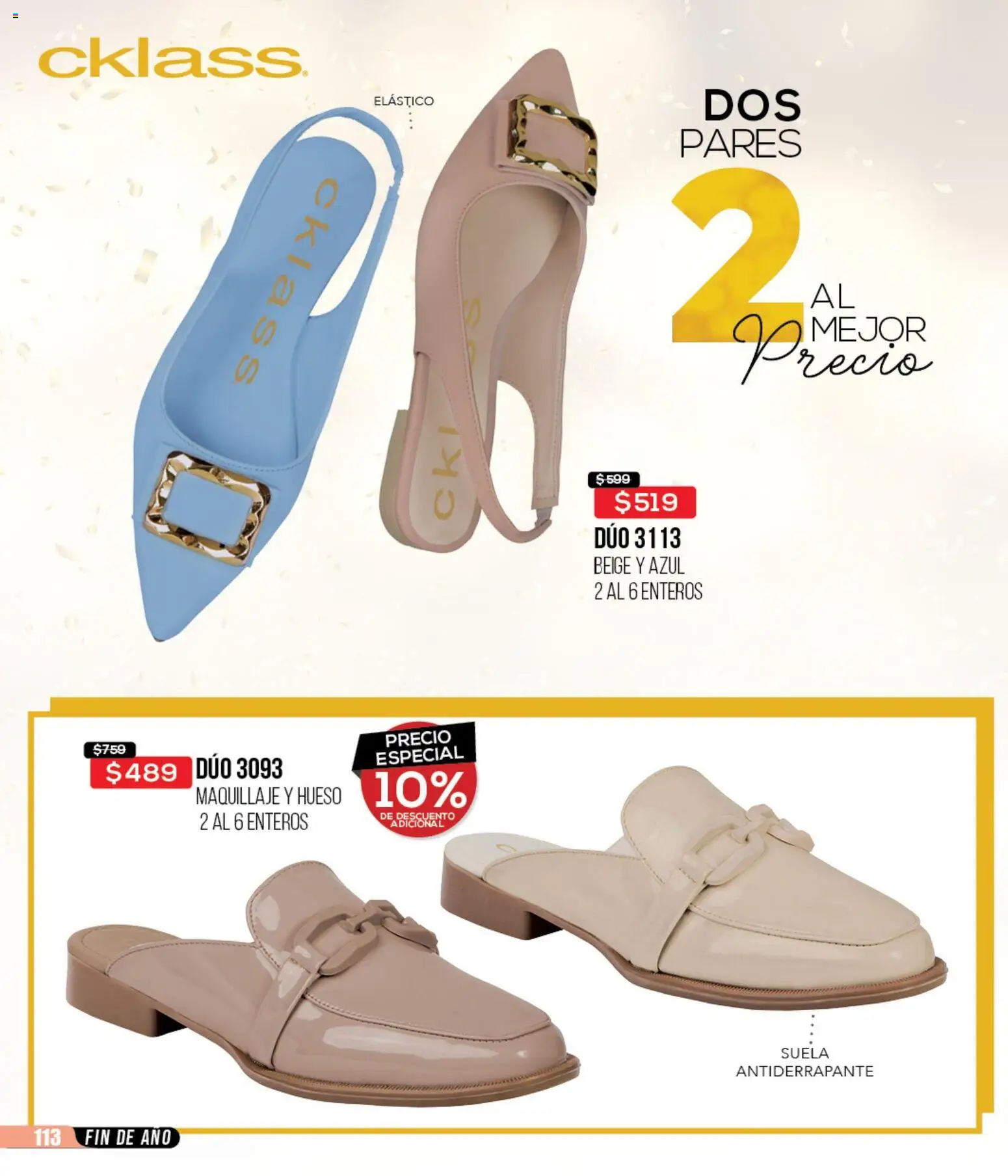 Nuevas ofertas de Cklass válidas en toda la República Mexicana desde el 15.12.2025. ¡Encuentra las mejores ofertas en Cklass catálogo Rebajas fin de año calzado! | Página: 114 | Productos: Maquillaje