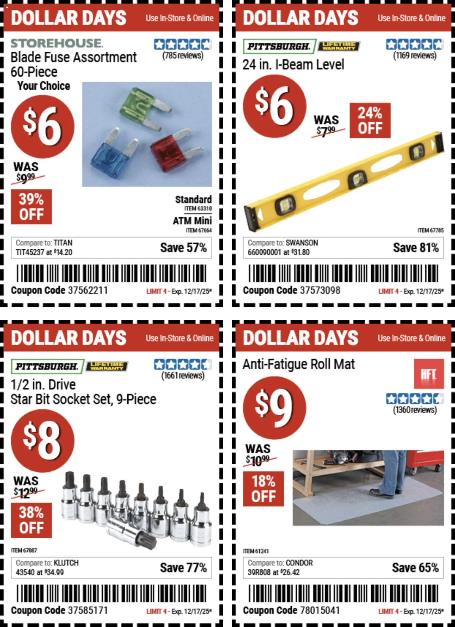 Harbor Freight Dollar Days - valid from 04.12.2025 | Page: 5 | Products: Socket